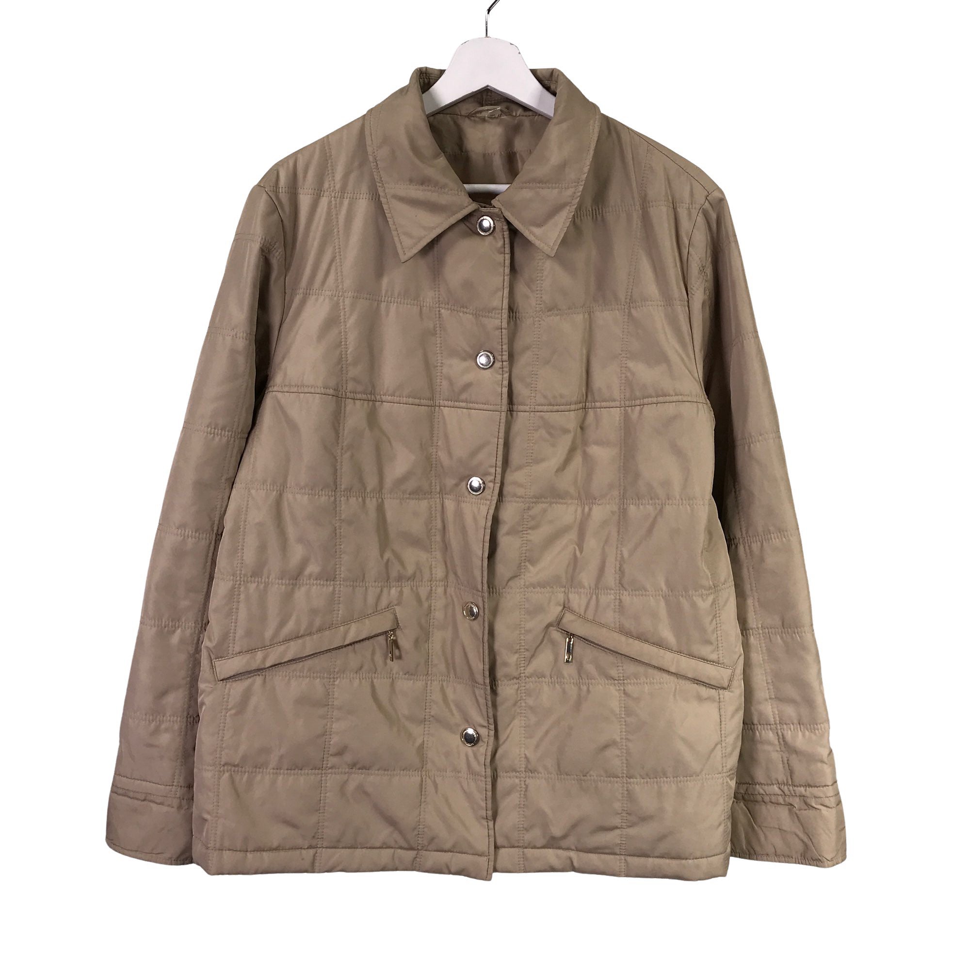 Muf Aap Afleiden Women's Atelier Gardeur Quilted jacket, size 44 (Beige) | Emmy