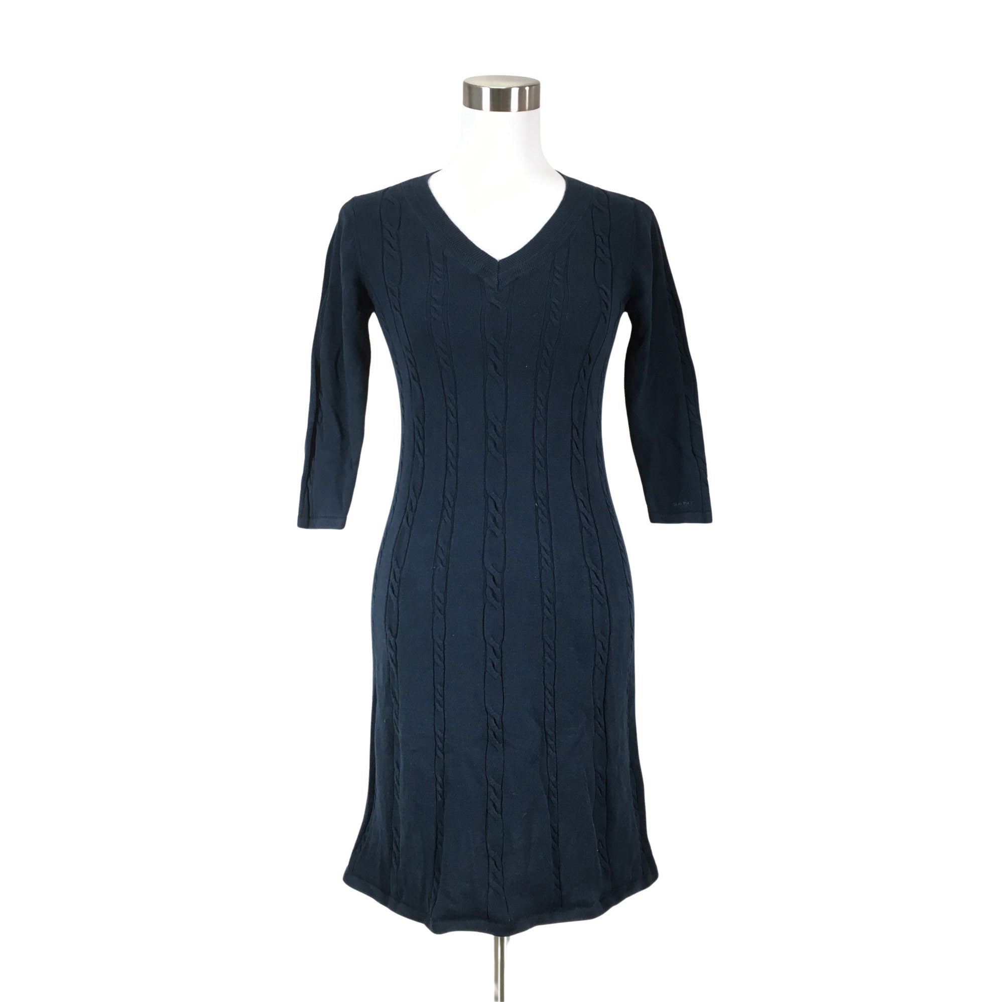 Women's Gant Knit dress, size 34 (Blue) | Emmy