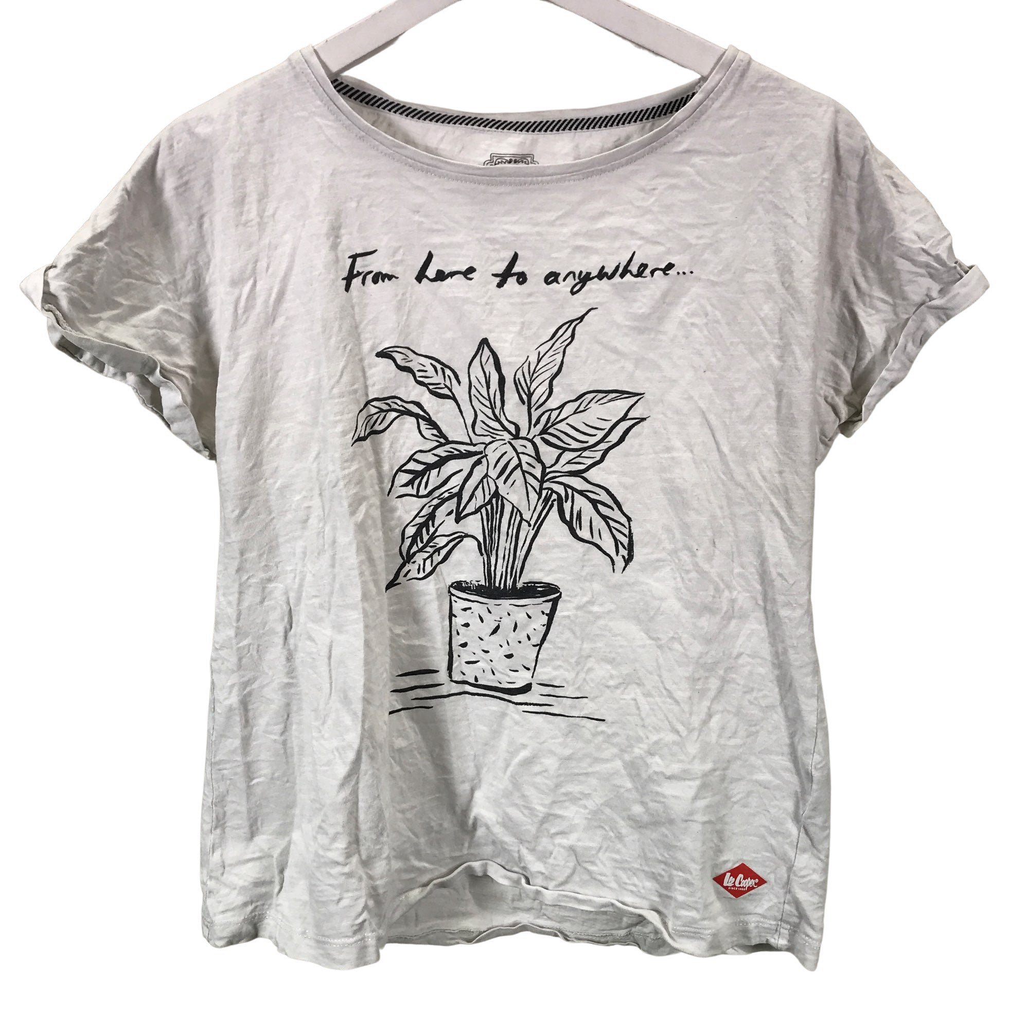 Women's Lee Cooper T-shirt, size 38 (White)