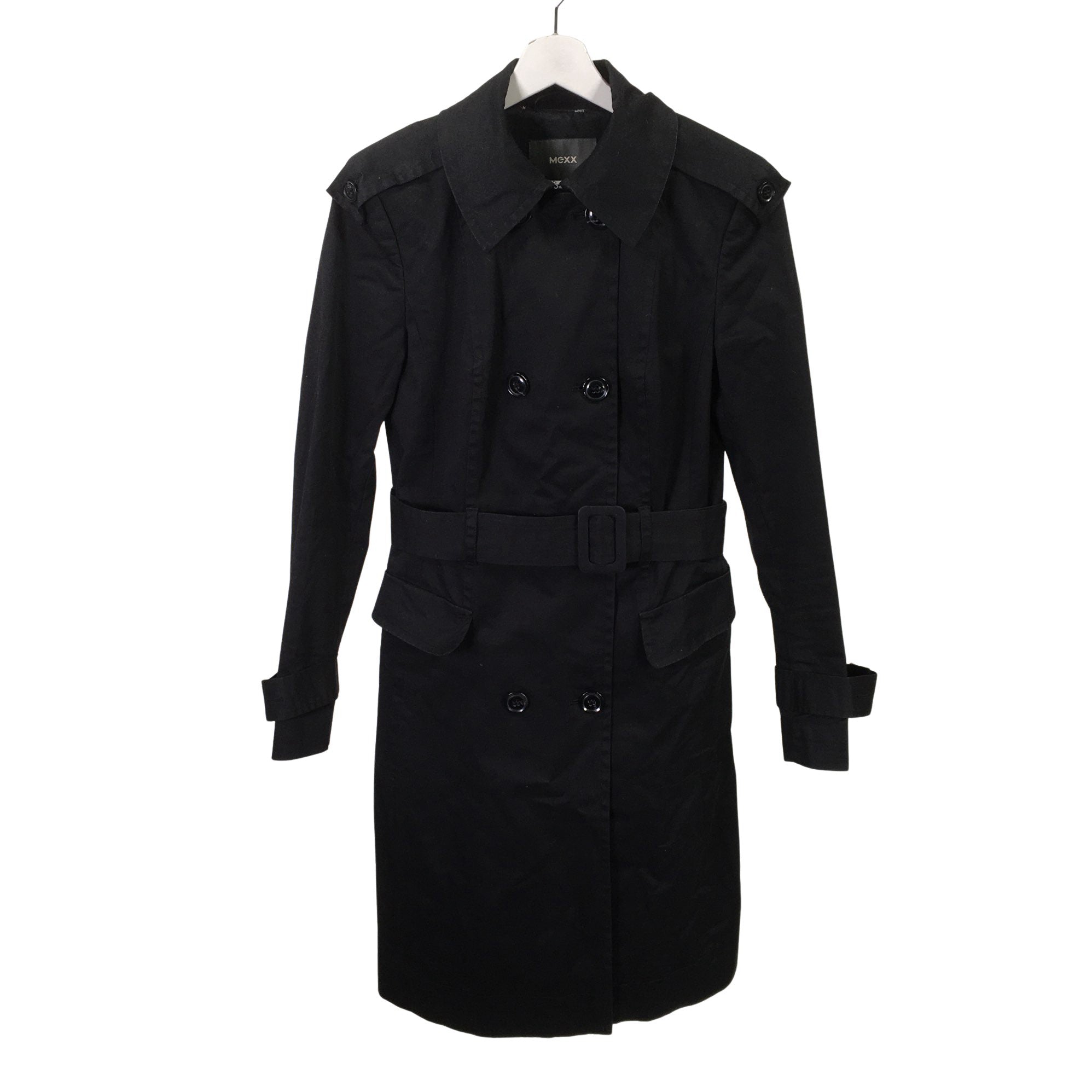 Women's Mexx Trench coat, size 36 (Black) | Emmy