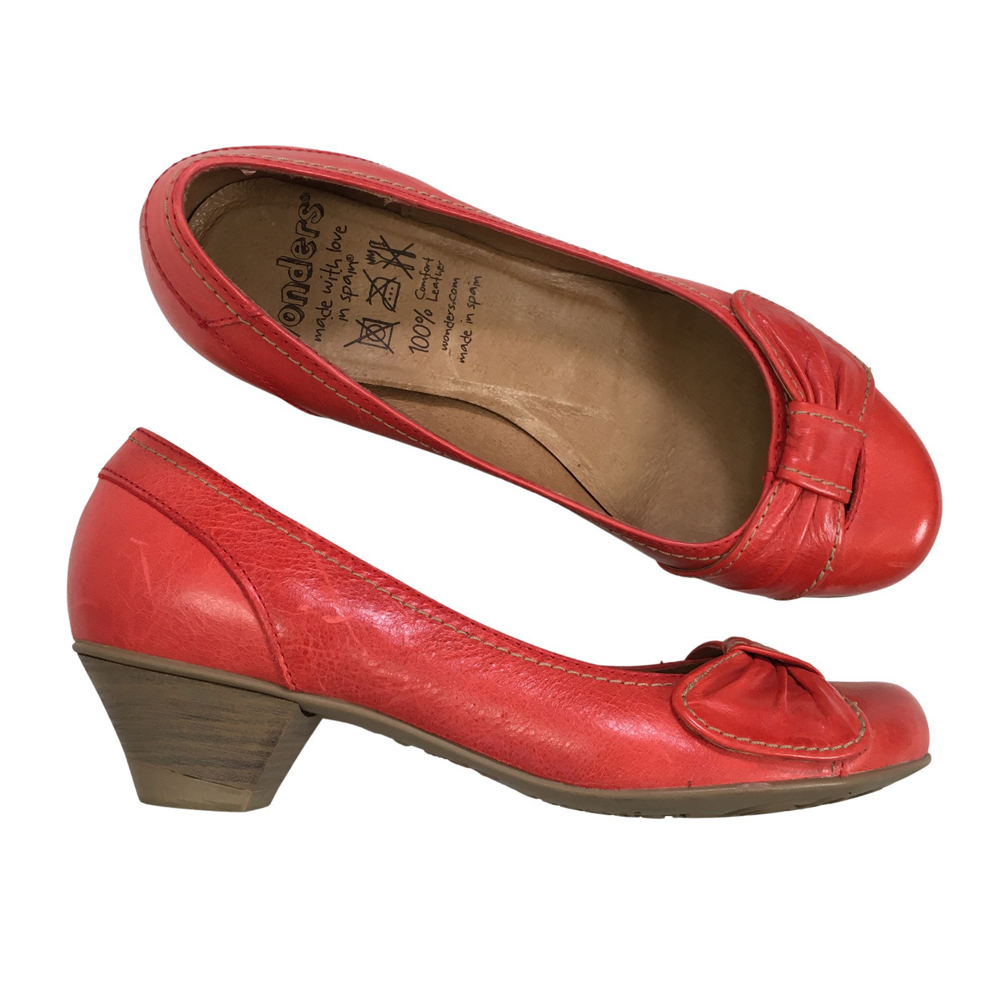 Australische persoon fax mozaïek Women's Wonders High heels, size 36 (Red) | Emmy