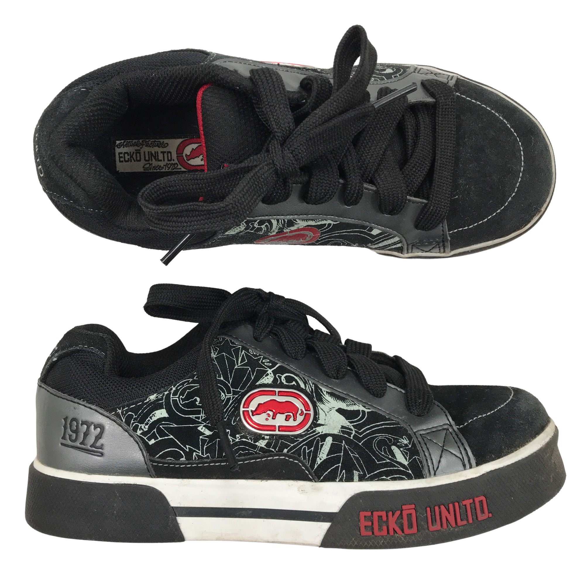 Unisex Ecko Unltd. Casual sneakers, size 35 (Black) | Emmy