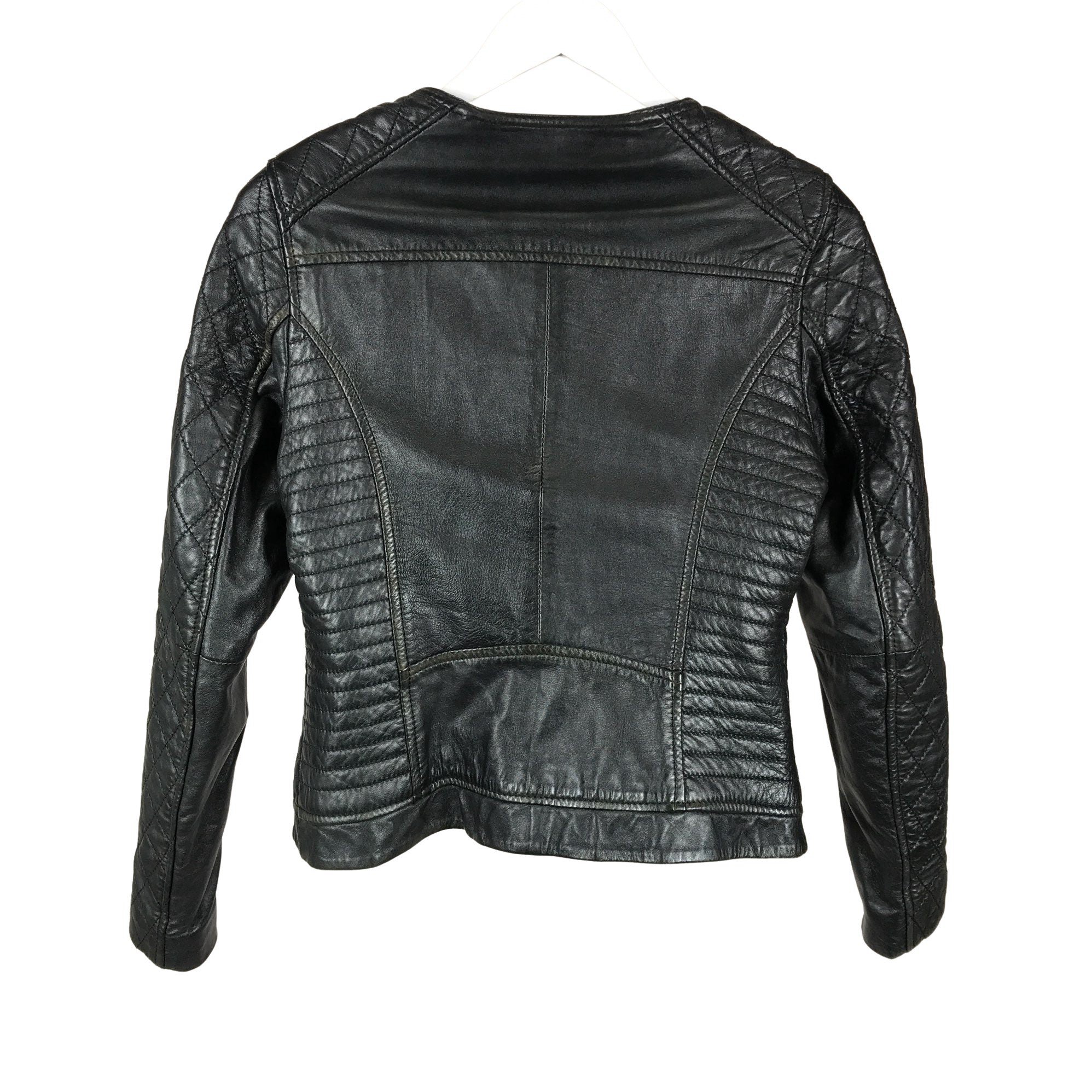 Women's Maze Leather jacket, size 36 (Black) | Emmy