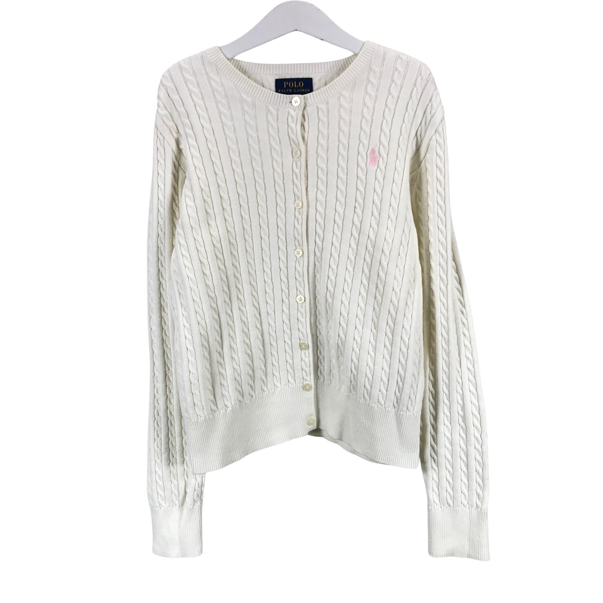 Girls' Ralph Lauren Cardigan, size 146 - 152 (Naturaalne valge) | Emmy