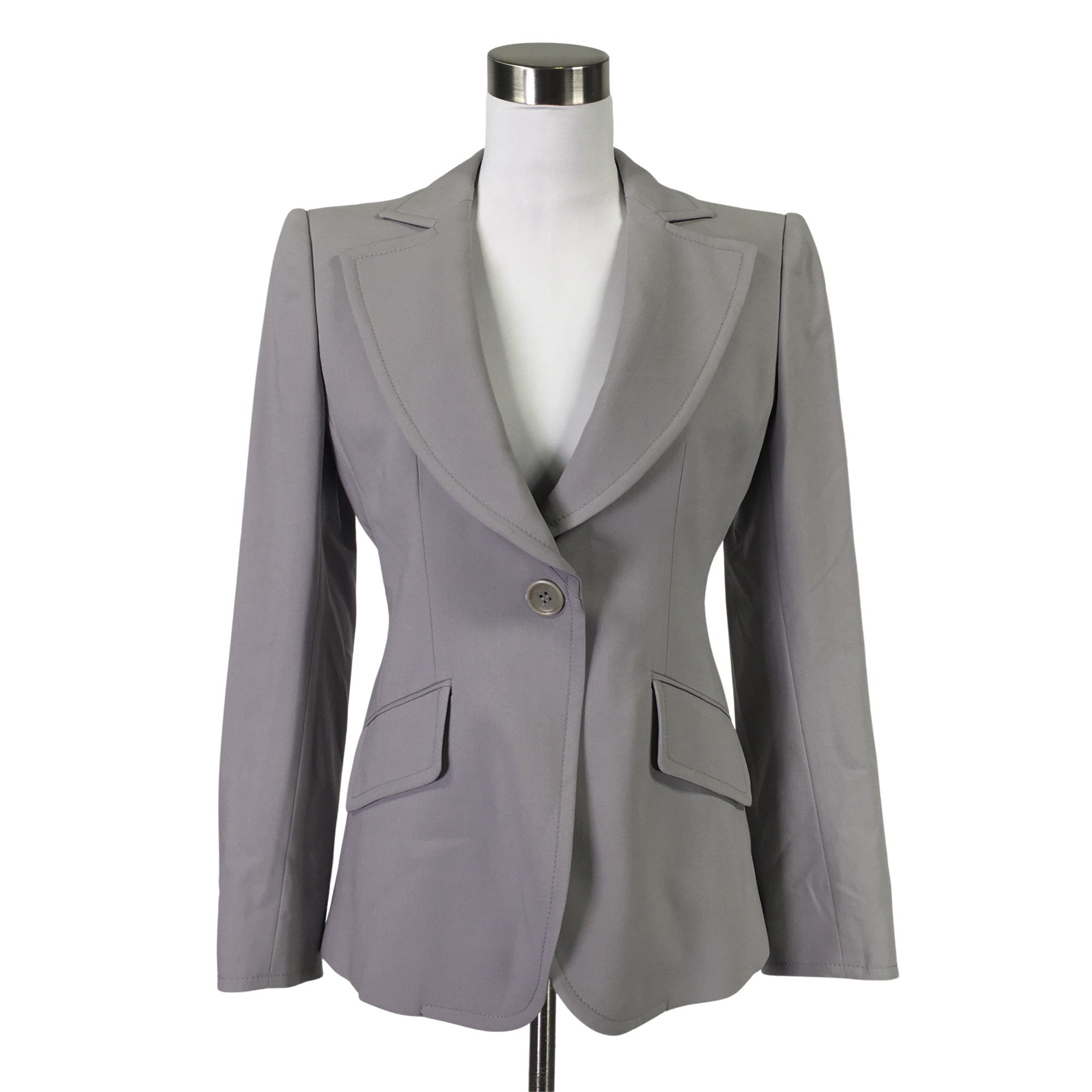 Women's Armani Collezioni Jacket, size 36 (Grey) | Emmy