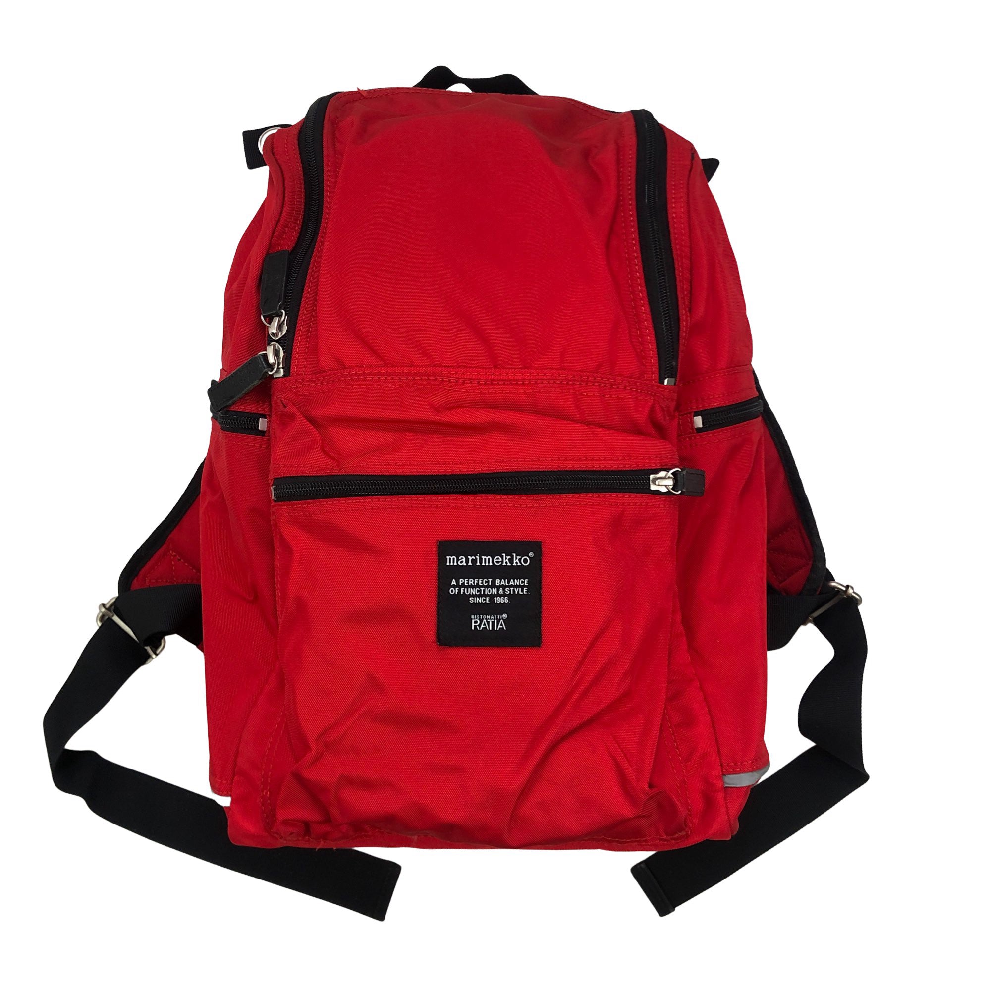 Women's Marimekko Backpack, size Maxi (Red) | Emmy