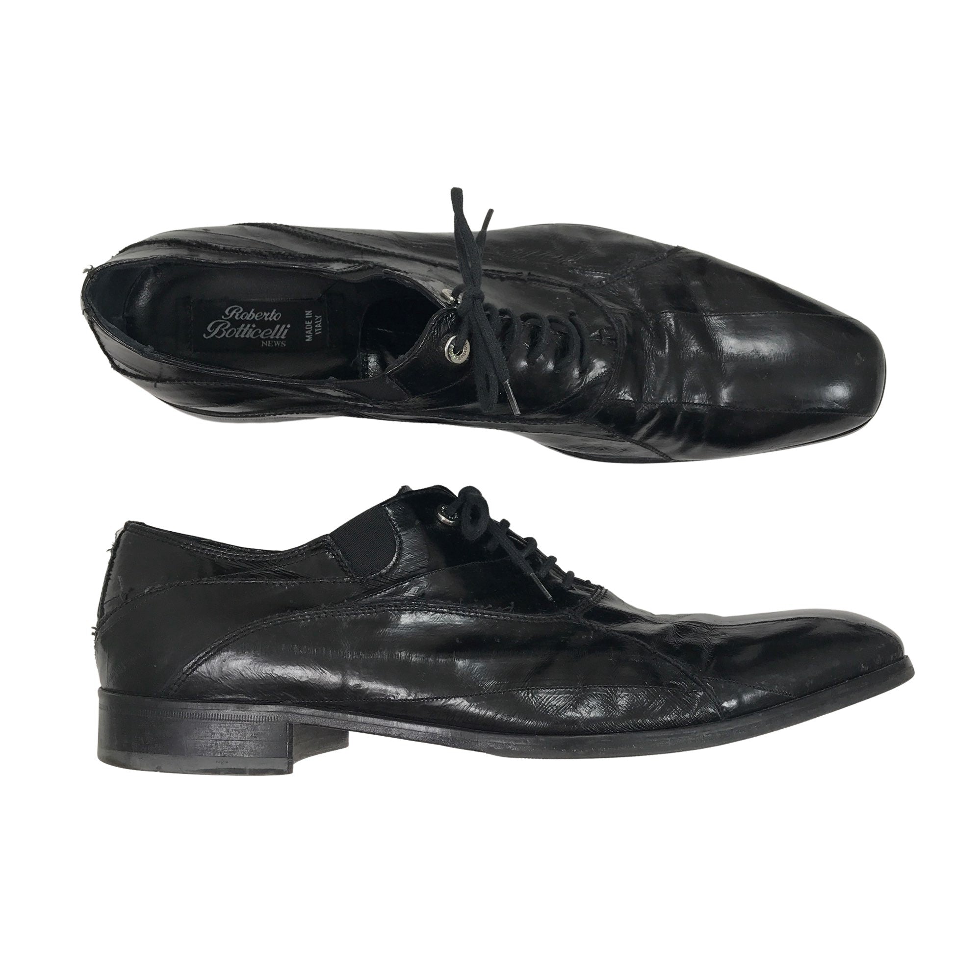 Men's Roberto Botticelli Walking shoes, size 44 (Black) | Emmy