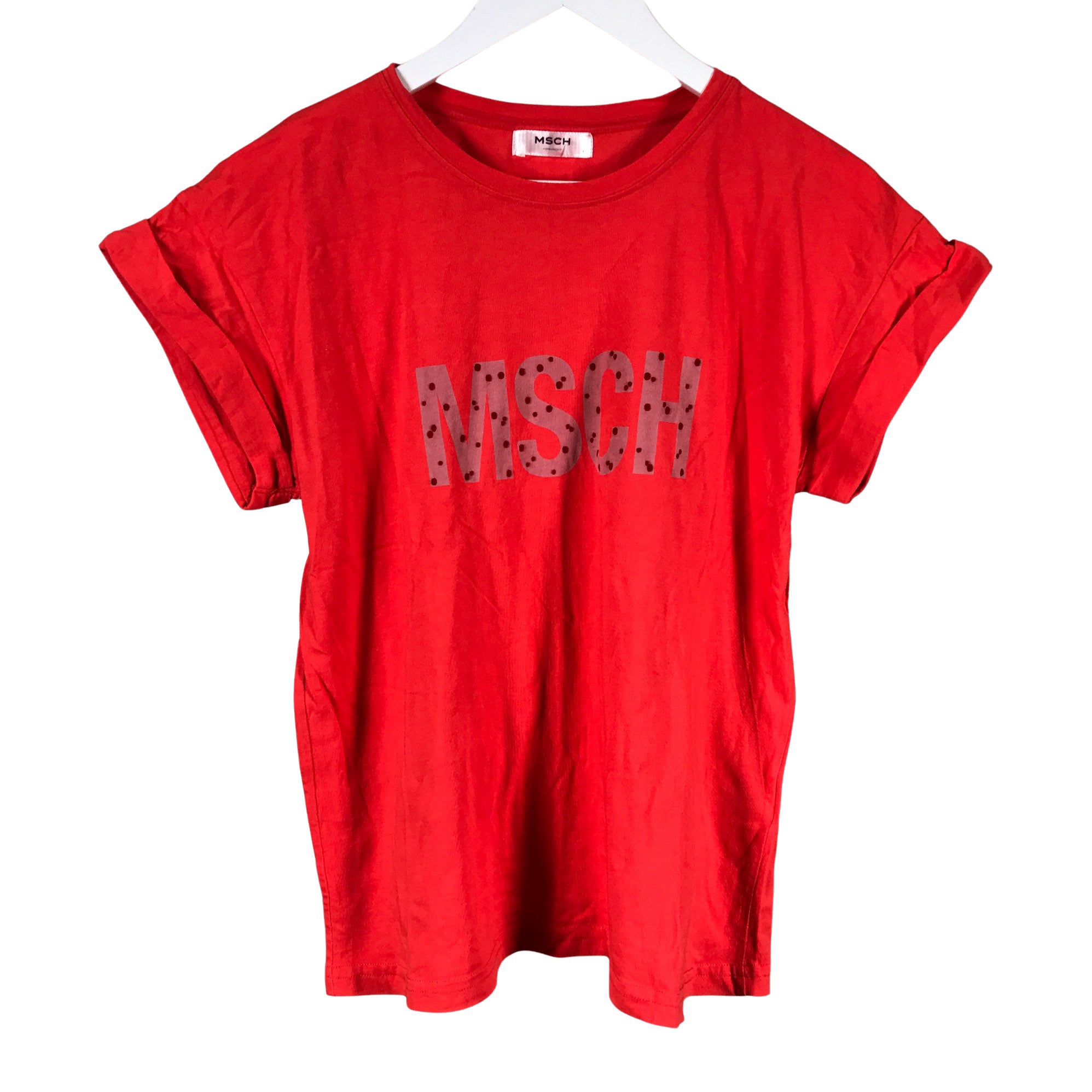 Woordvoerder Ontstaan idioom Women's MSCH Copenhagen T-shirt, size 38 (Red) | Emmy