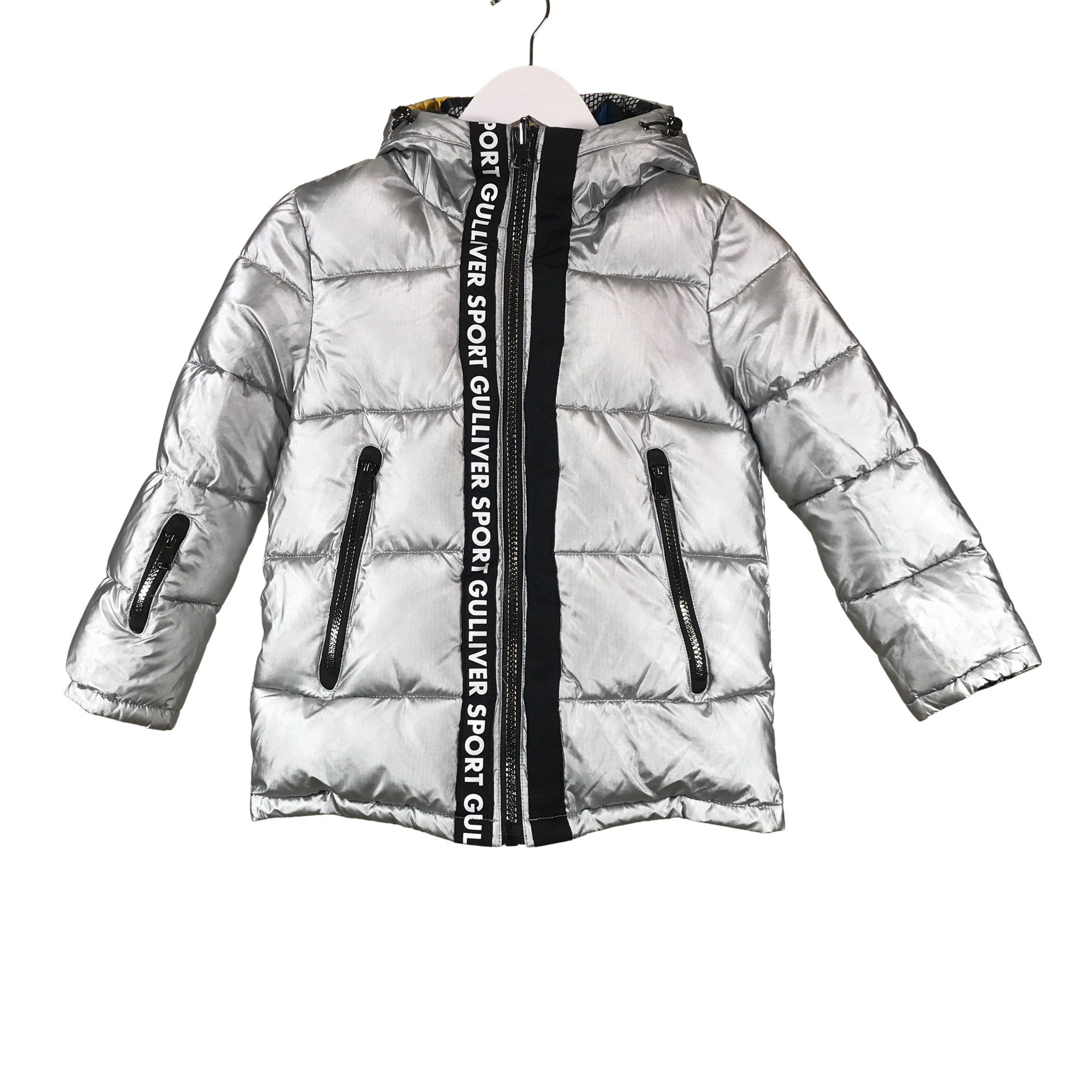 Unisex Gulliver Winter jacket, size 122 - 128 (Grey) | Emmy