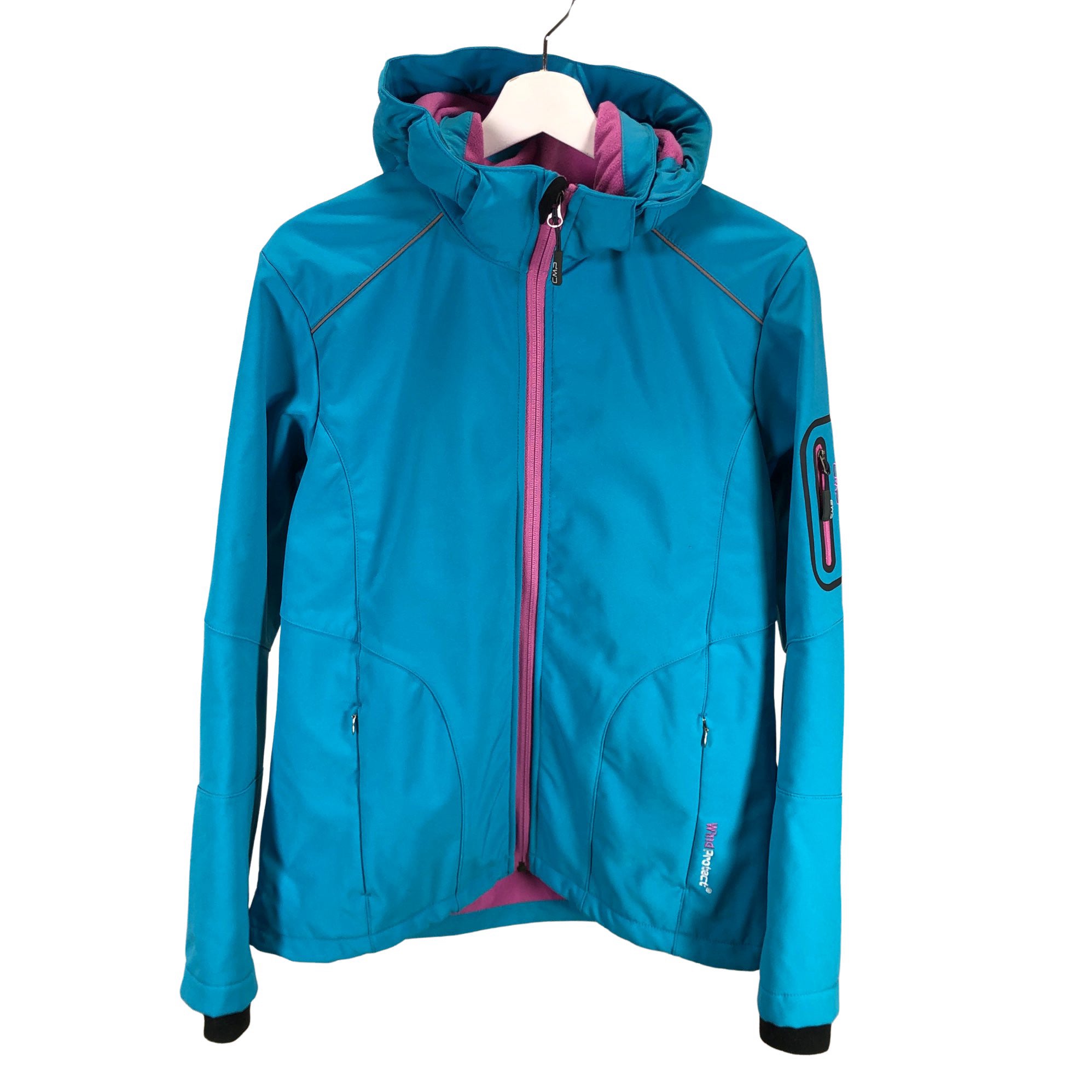 Women's CMP Soft shell jacket, size 44 (Blue) | Emmy