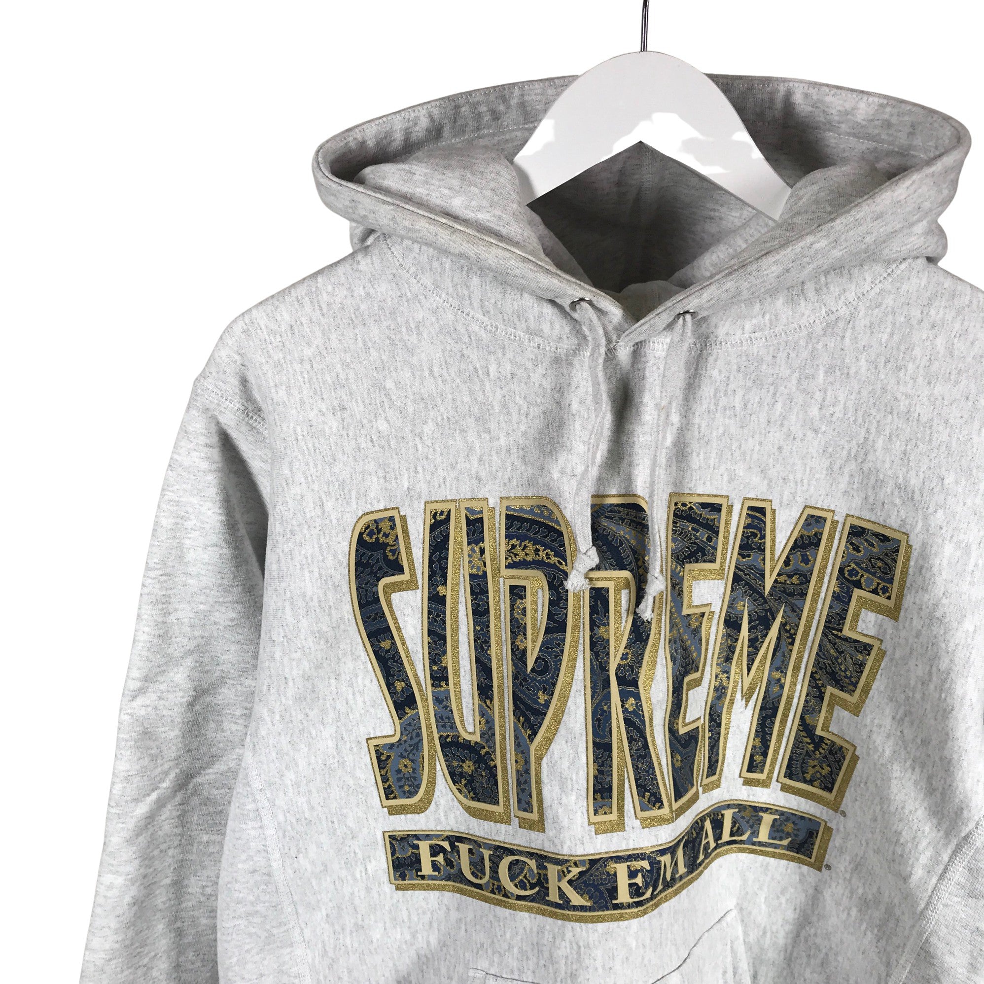 Grey Supreme Hoodie