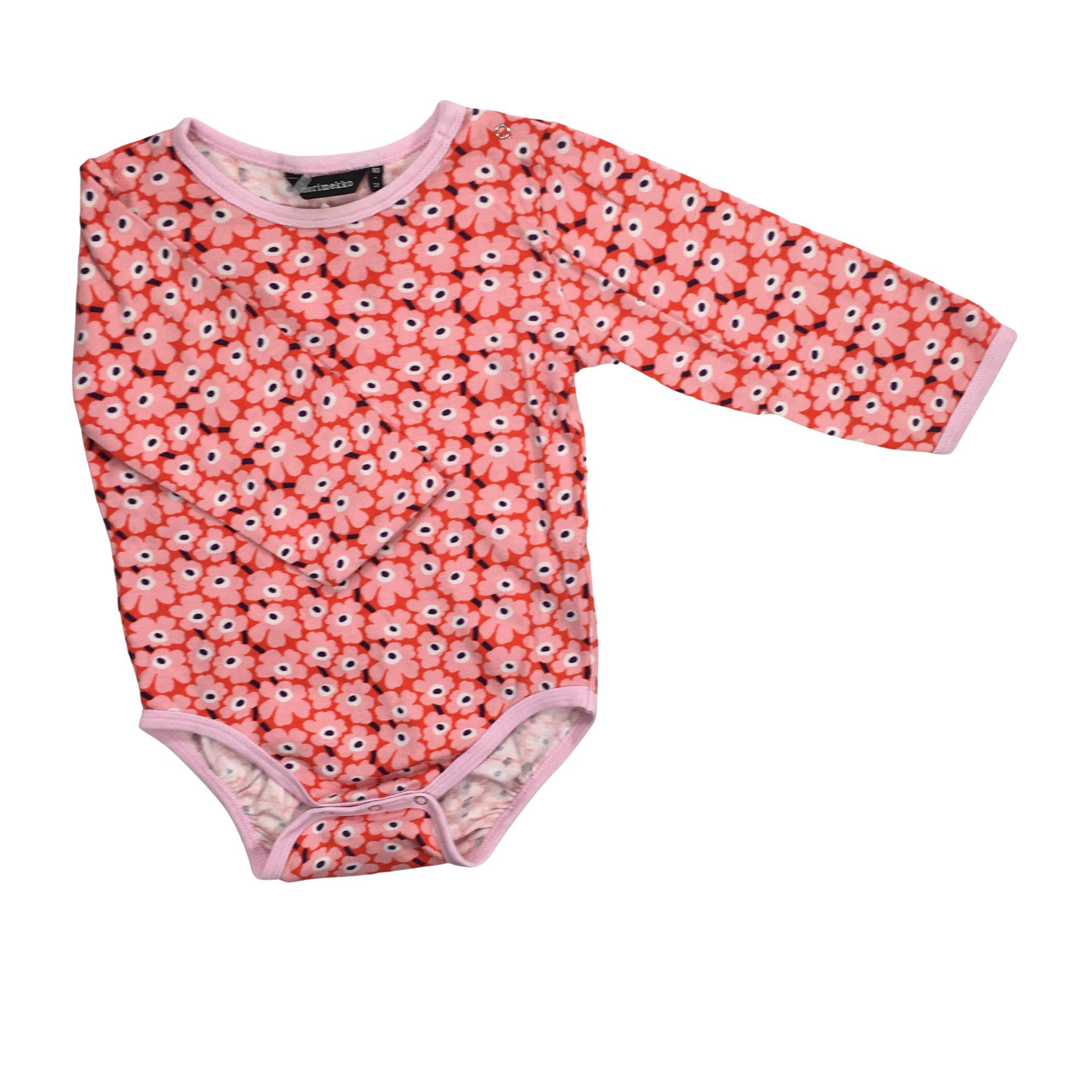 Unisex Marimekko Body, koko 74 - 80 (Vaaleanpunainen) | Emmy