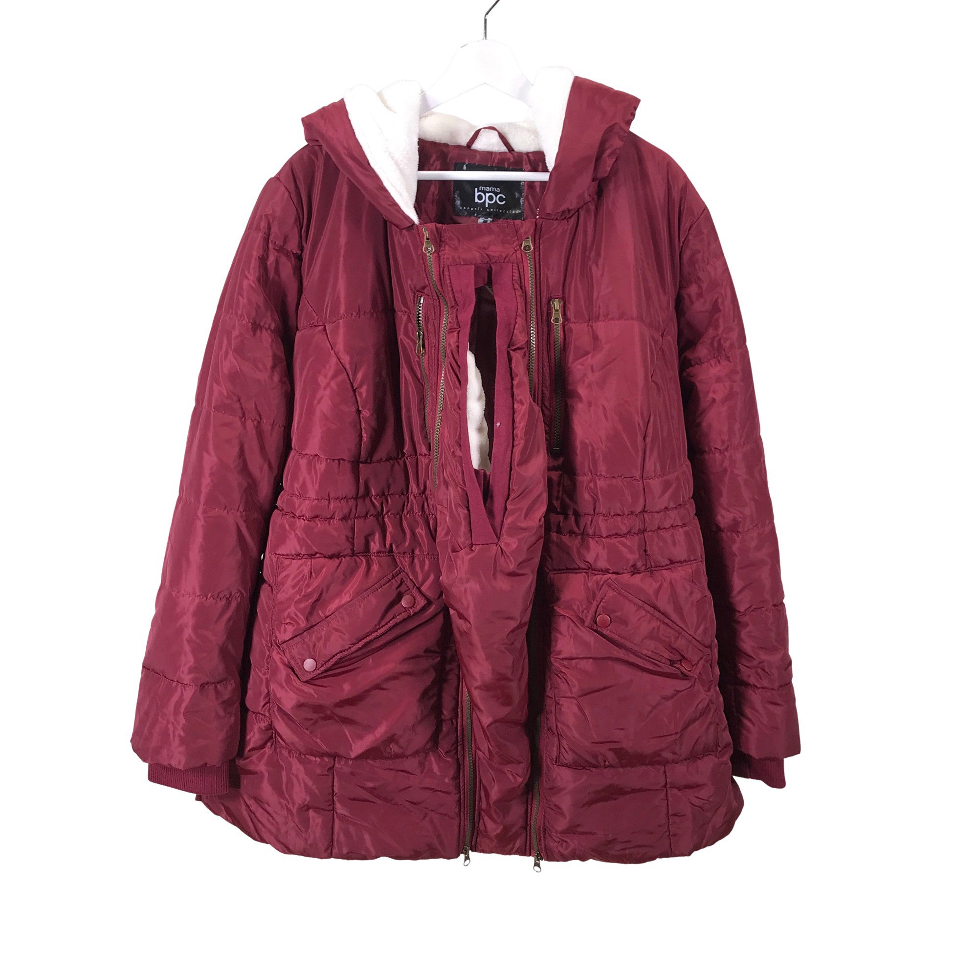 Women's Bonprix Collection Lightly padded jacket, size 50 (Burgundy)