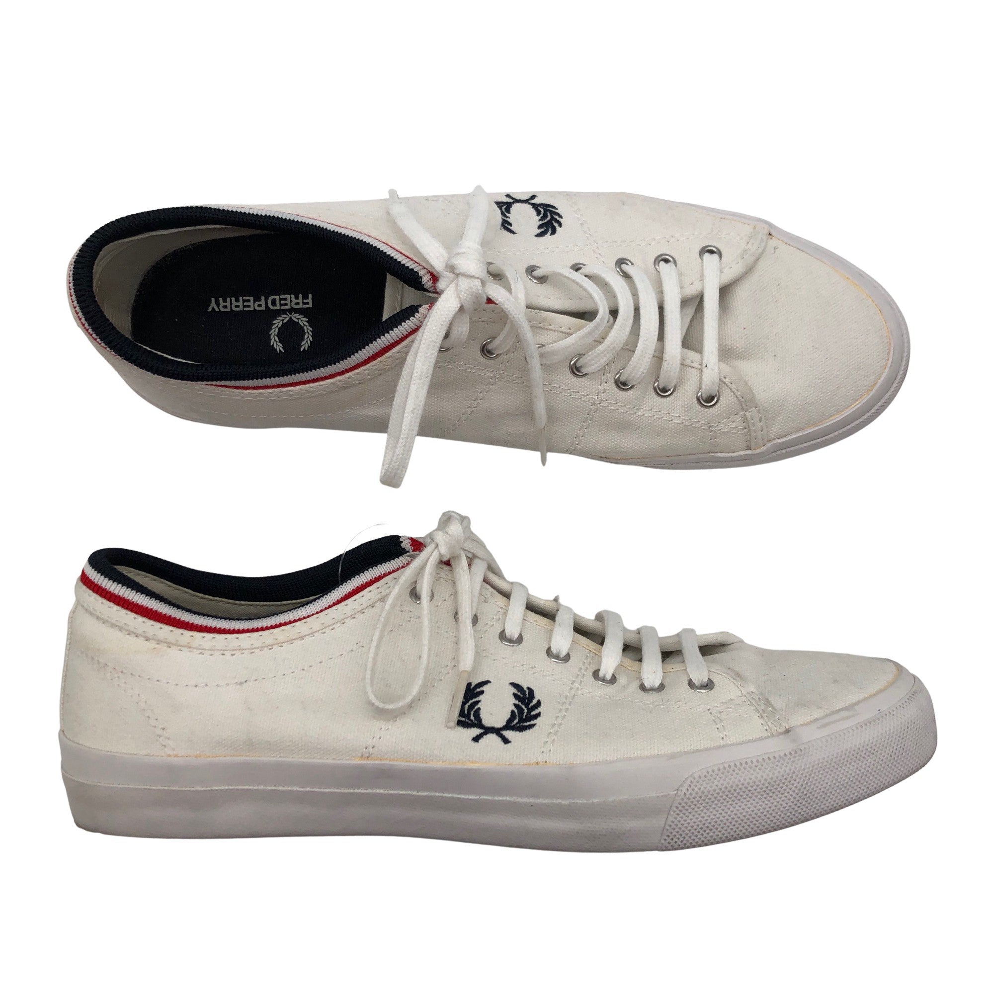 Soms Stewart Island Daarom Men's Fred Perry Casual sneakers, size 43 (White) | Emmy