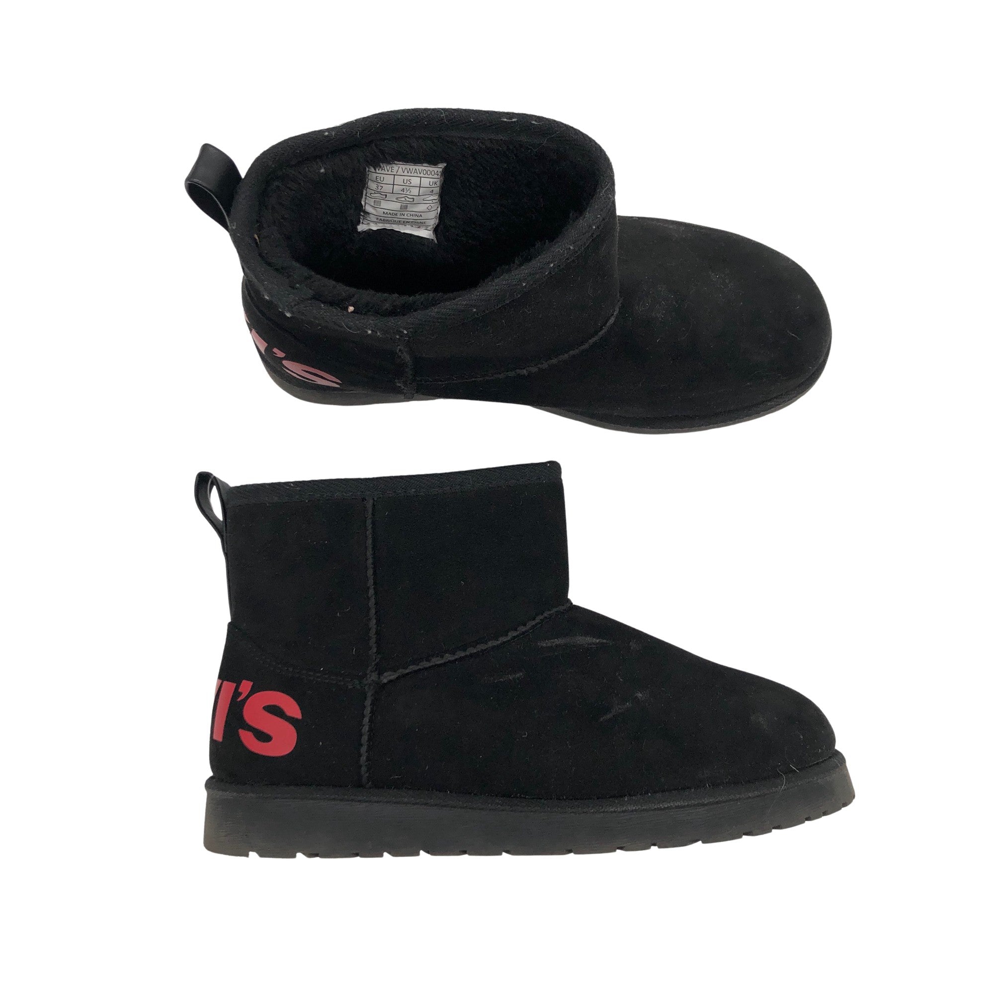 Unisex Levi's Winter shoes, size 37 (Black) | Emmy