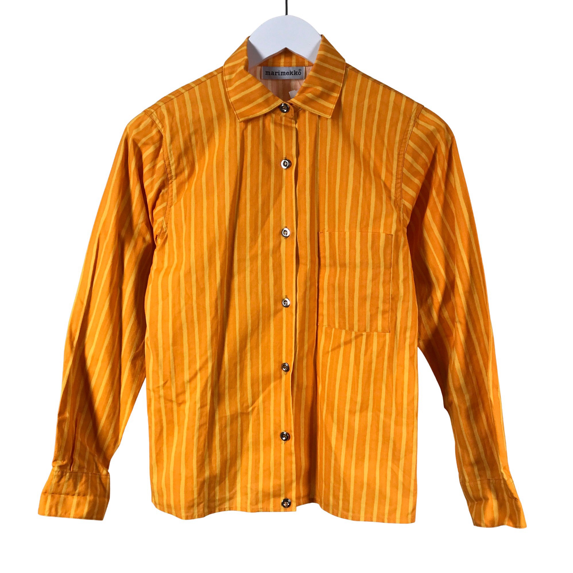 Women's Marimekko Collared shirt, size 34 (Orange) | Emmy