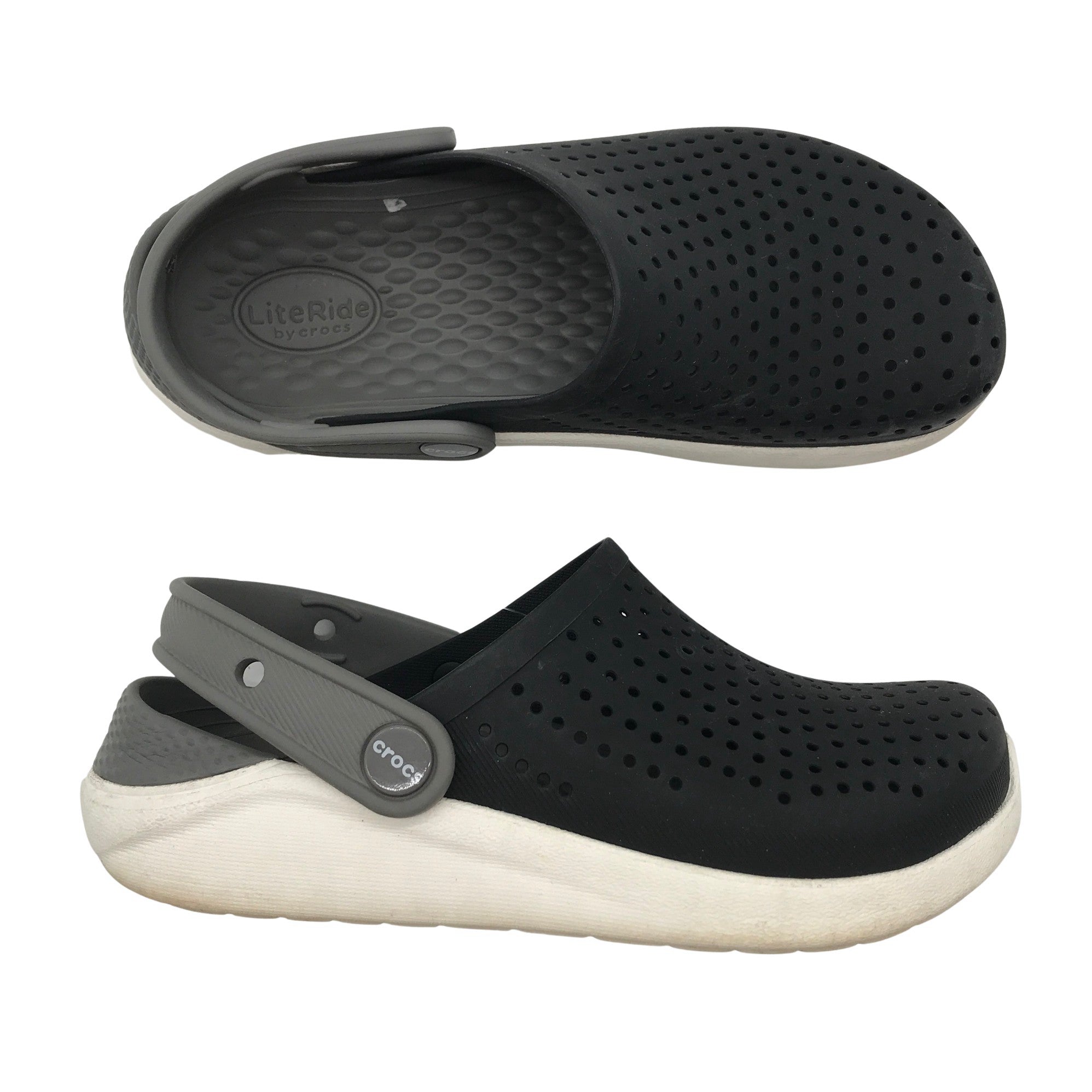 Women's Crocs Slip-on shoes, size 35 (Black) | Emmy