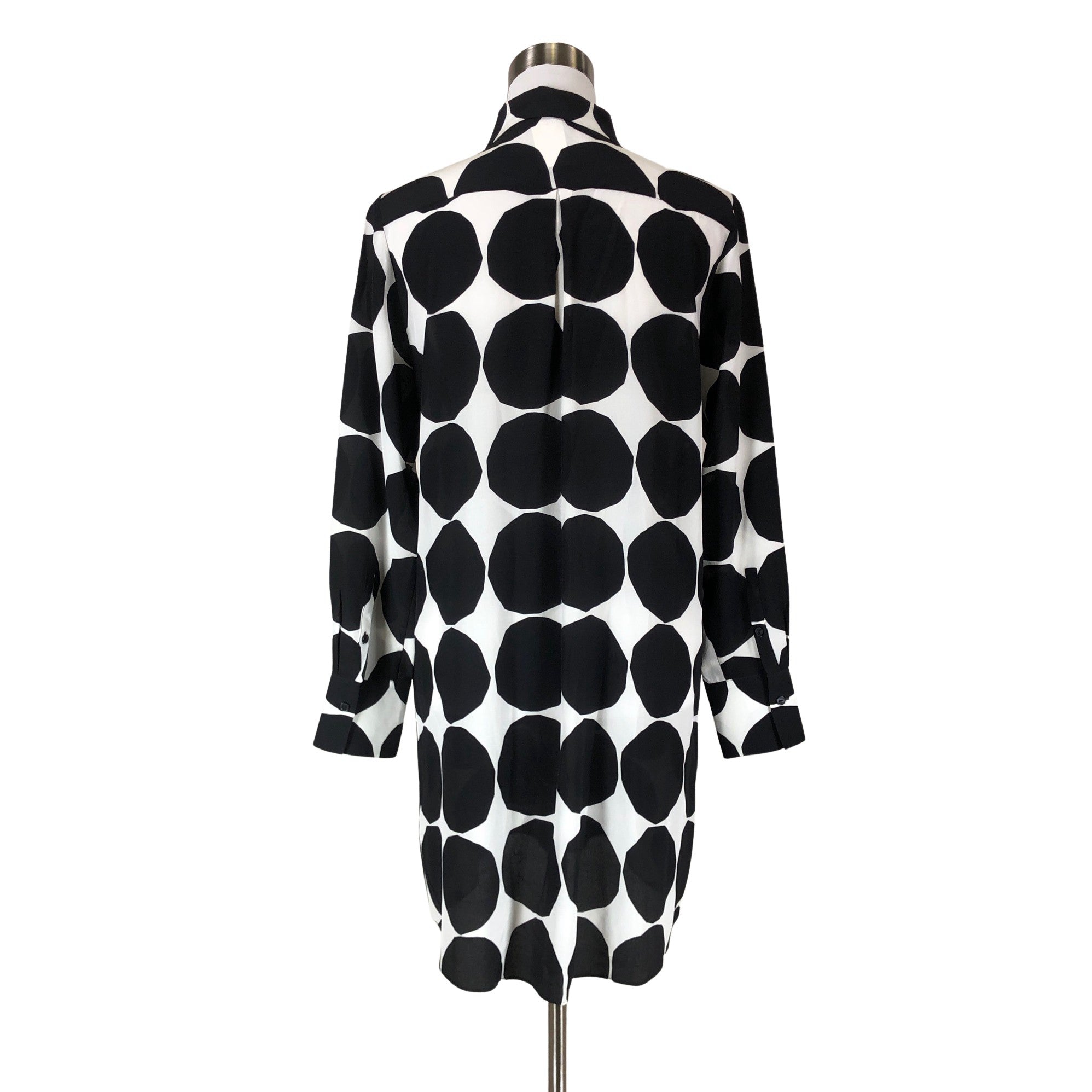 Women's Marimekko Schiffon tunic, size 36 (White) | Emmy