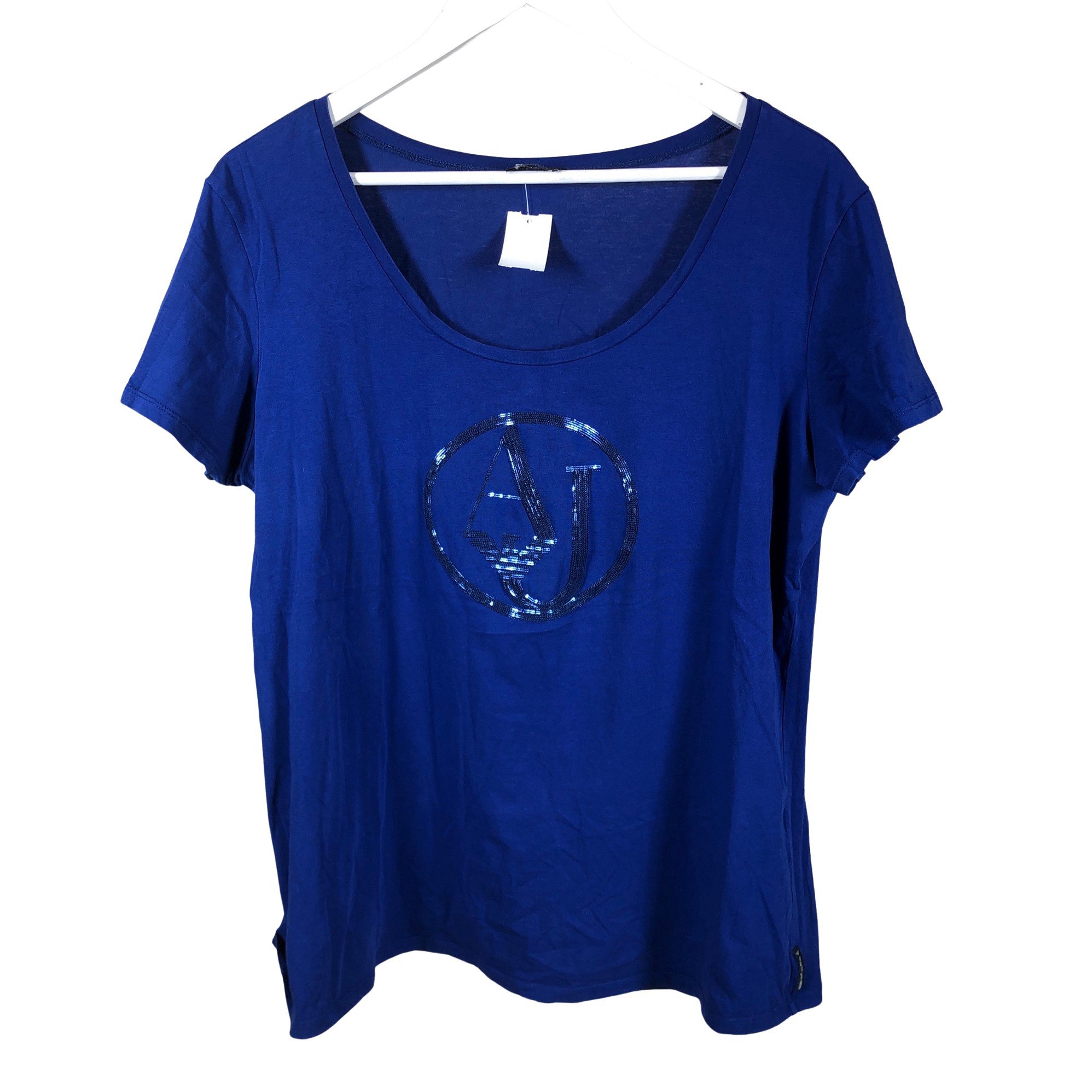 Women s Armani Jeans T shirt size 44 Blue Emmy