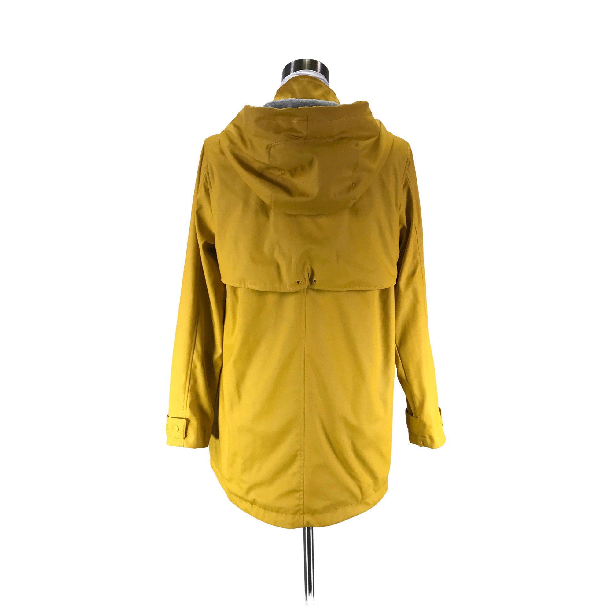 zara yellow raincoat