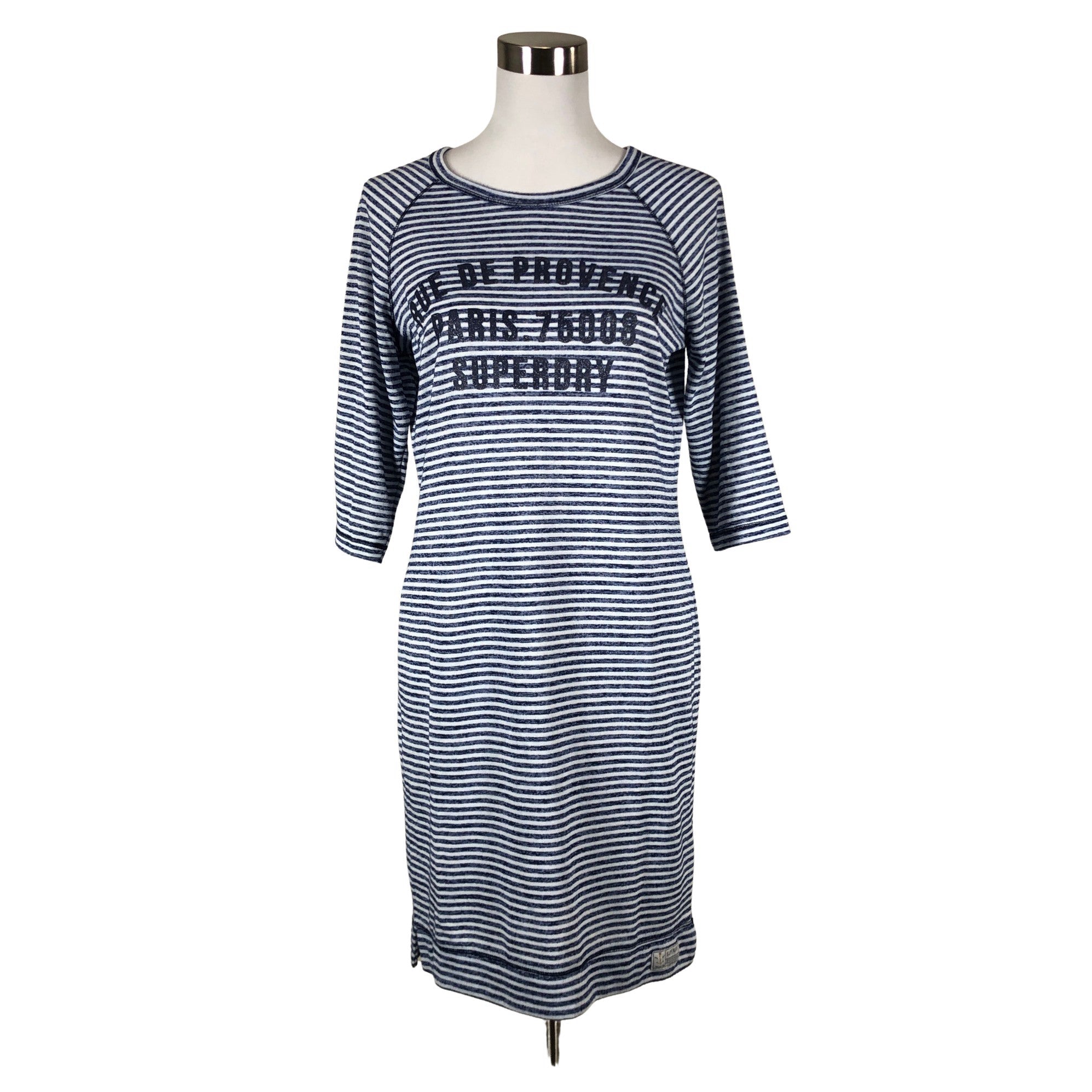 schuld Meesterschap vragenlijst Women's Superdry Tricot dress, size 40 (Blue) | Emmy