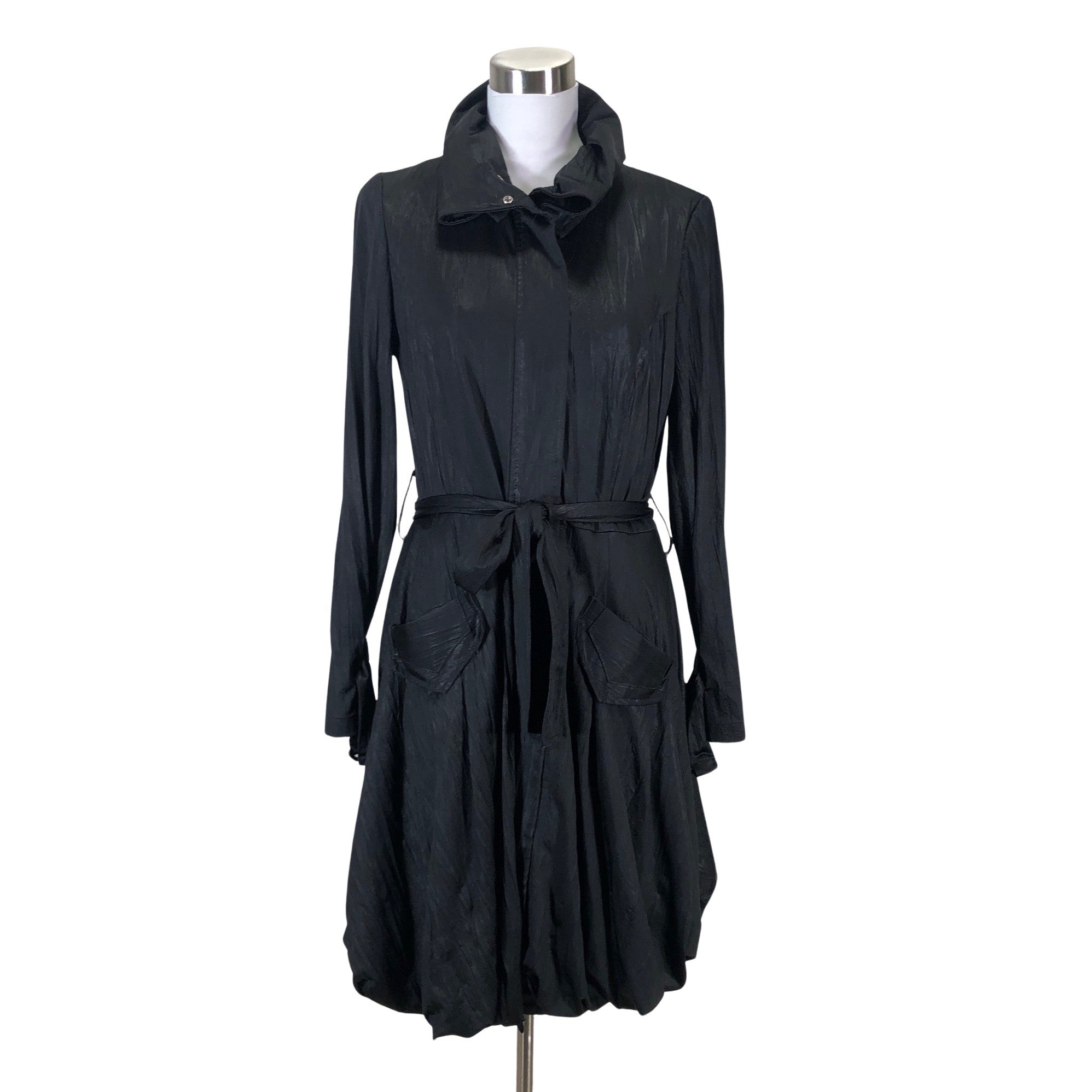 Women's Joseph Ribkoff Trench coat, size 40 (Black) | Emmy