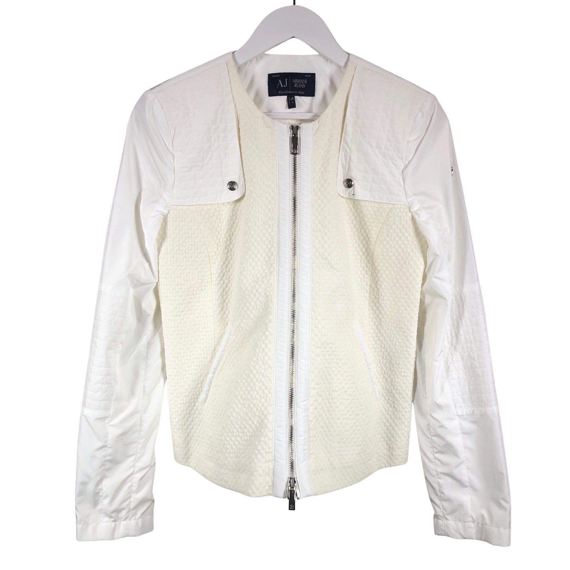 Women's Armani Jeans jacket, size 42 (White) | Emmy