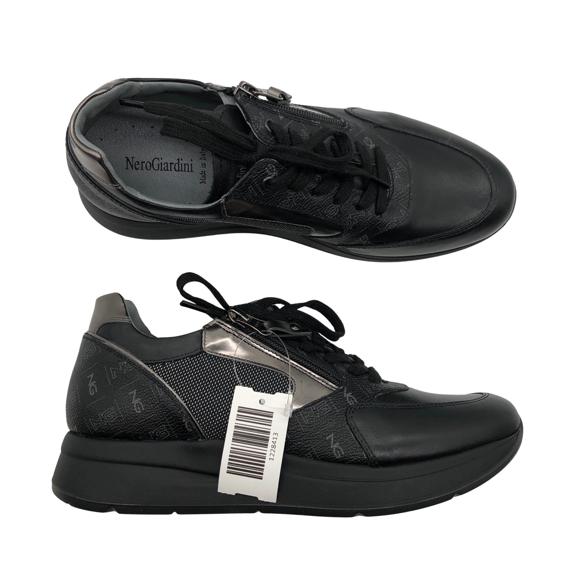 afwijzing vliegtuigen zwak Women's Nero Giardini Casual sneakers, size 39 (Black) | Emmy