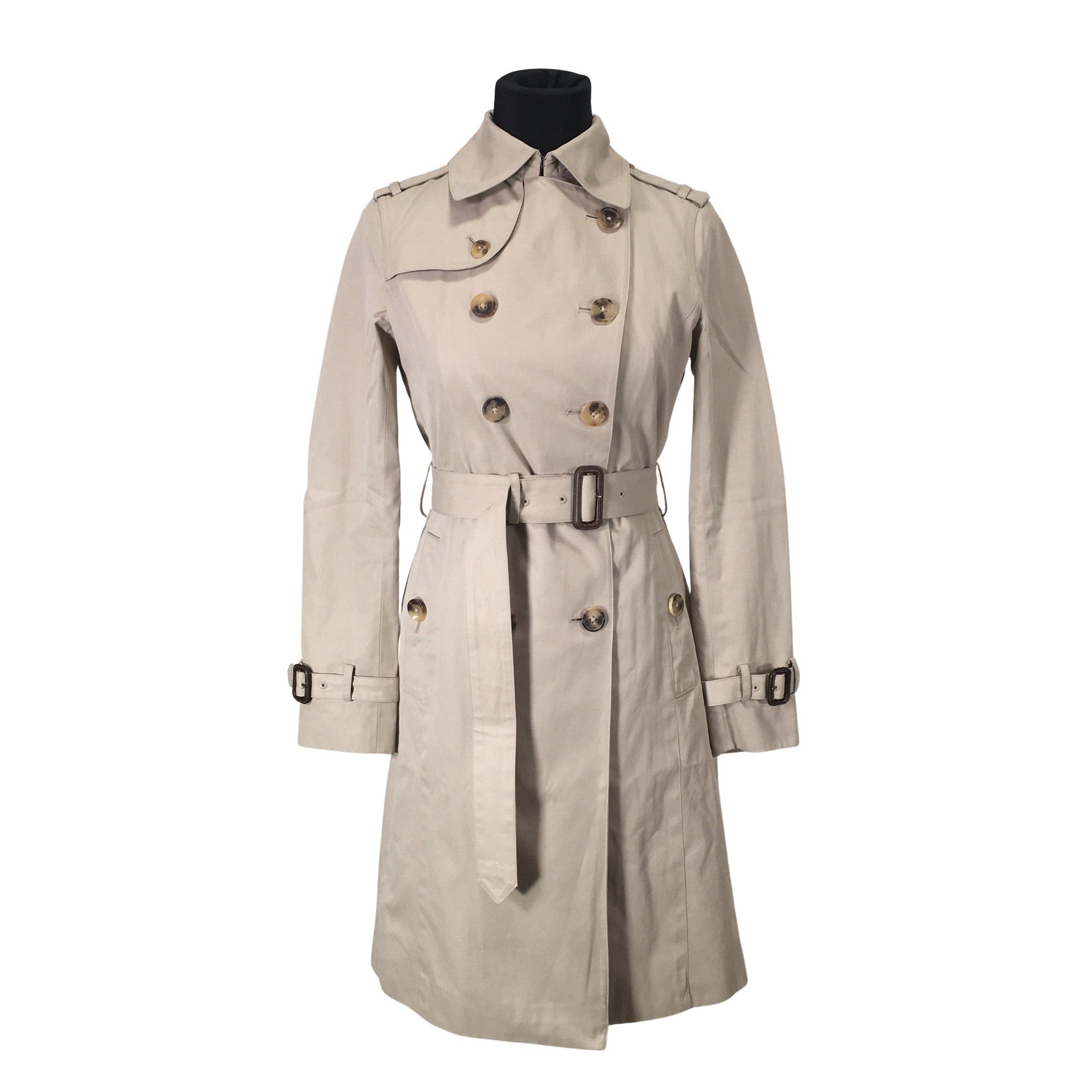 Sociologie Senator Sportschool Women's Brooks Brothers Trench coat, size 32 (Beige) | Emmy
