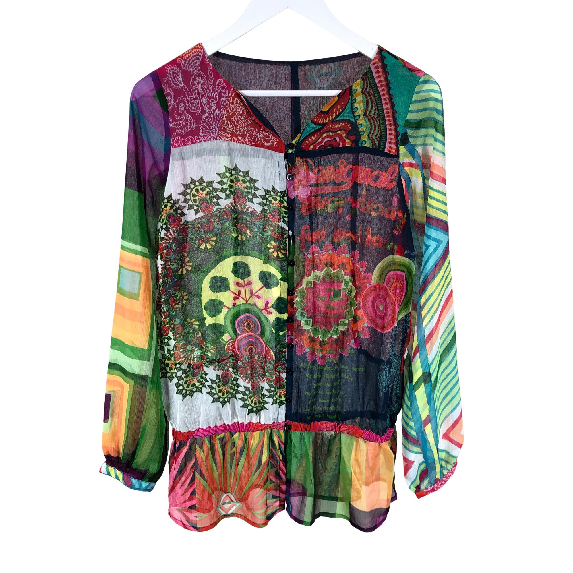 Women's Desigual Tunic, size 38 (Green) | Emmy