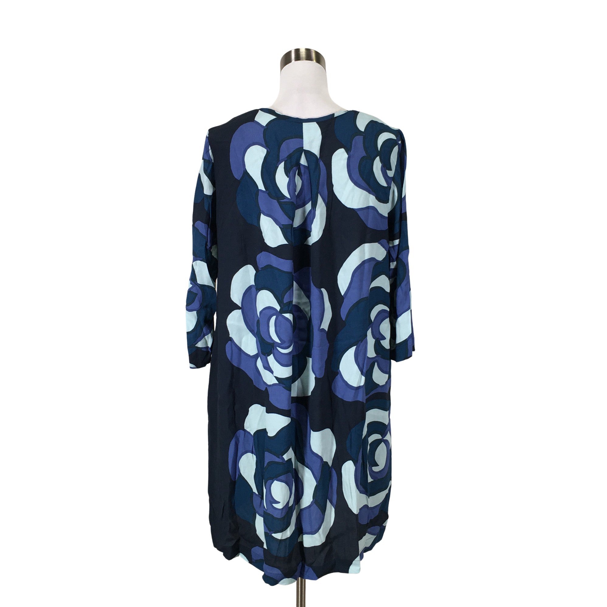 Women's Marimekko Schiffon dress, size 40 (Blue) | Emmy