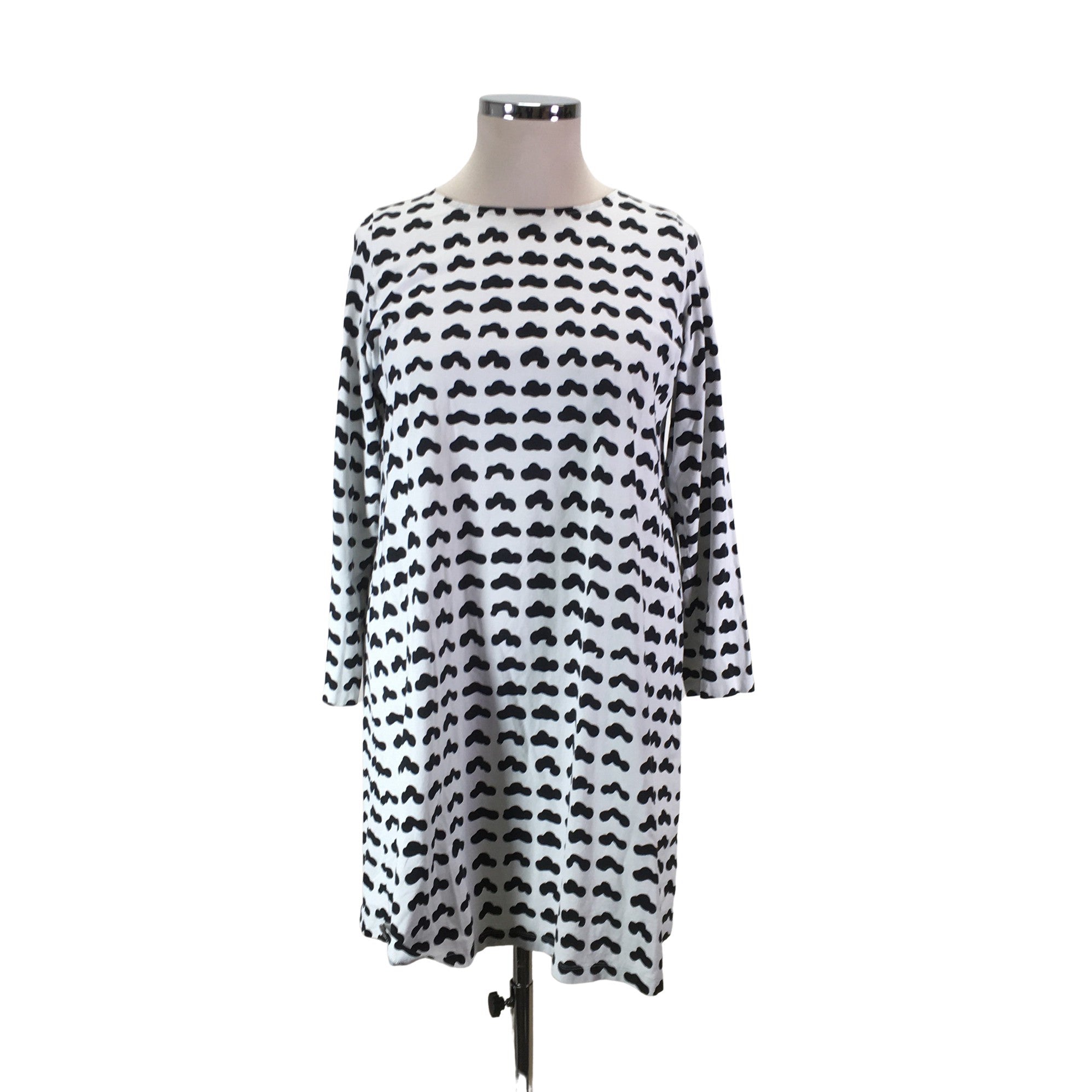 Women's Marimekko Tricot dress, size 42 (White) | Emmy