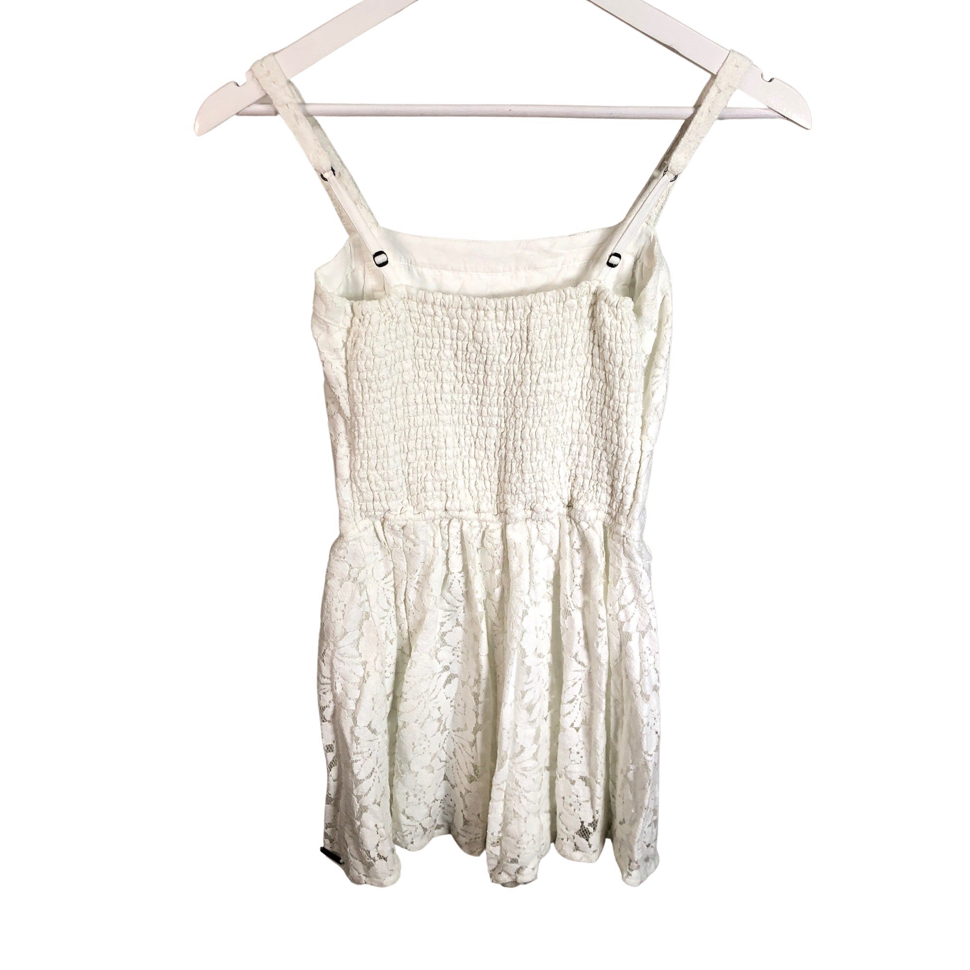 Women's Abercrombie&Fitch Short overalls, size 34 (White) | Emmy