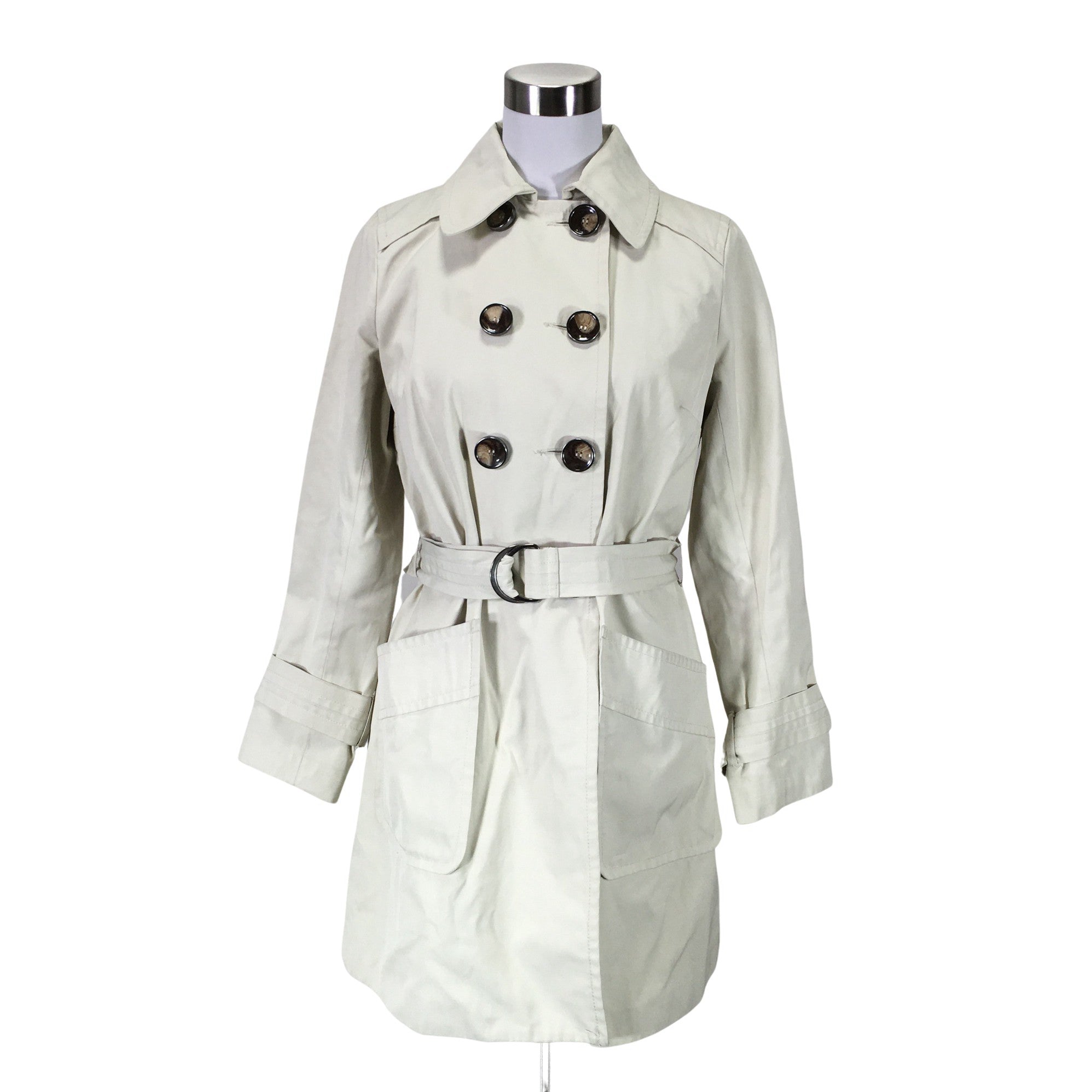 Women's Global Trench coat, size 36 (Beige) | Emmy