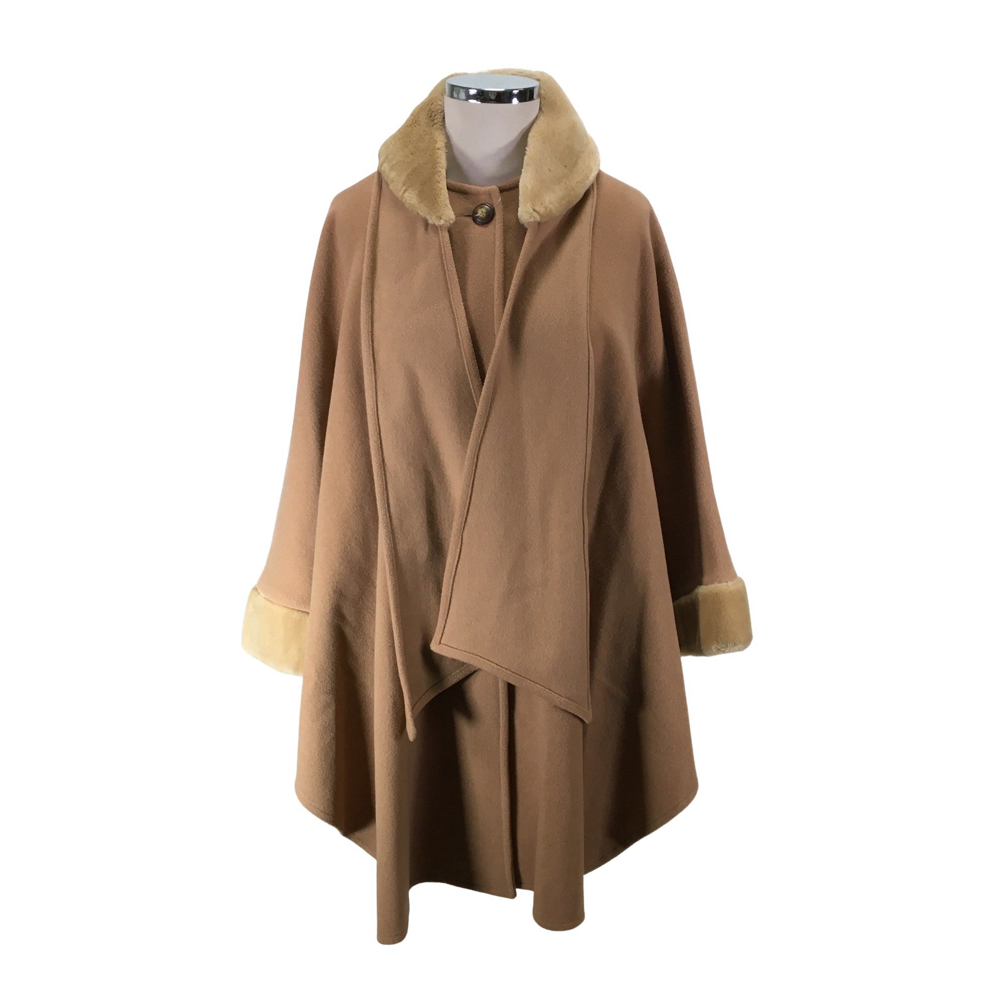 Women's Etcetera Wool coat, size 42 (Brown) | Emmy