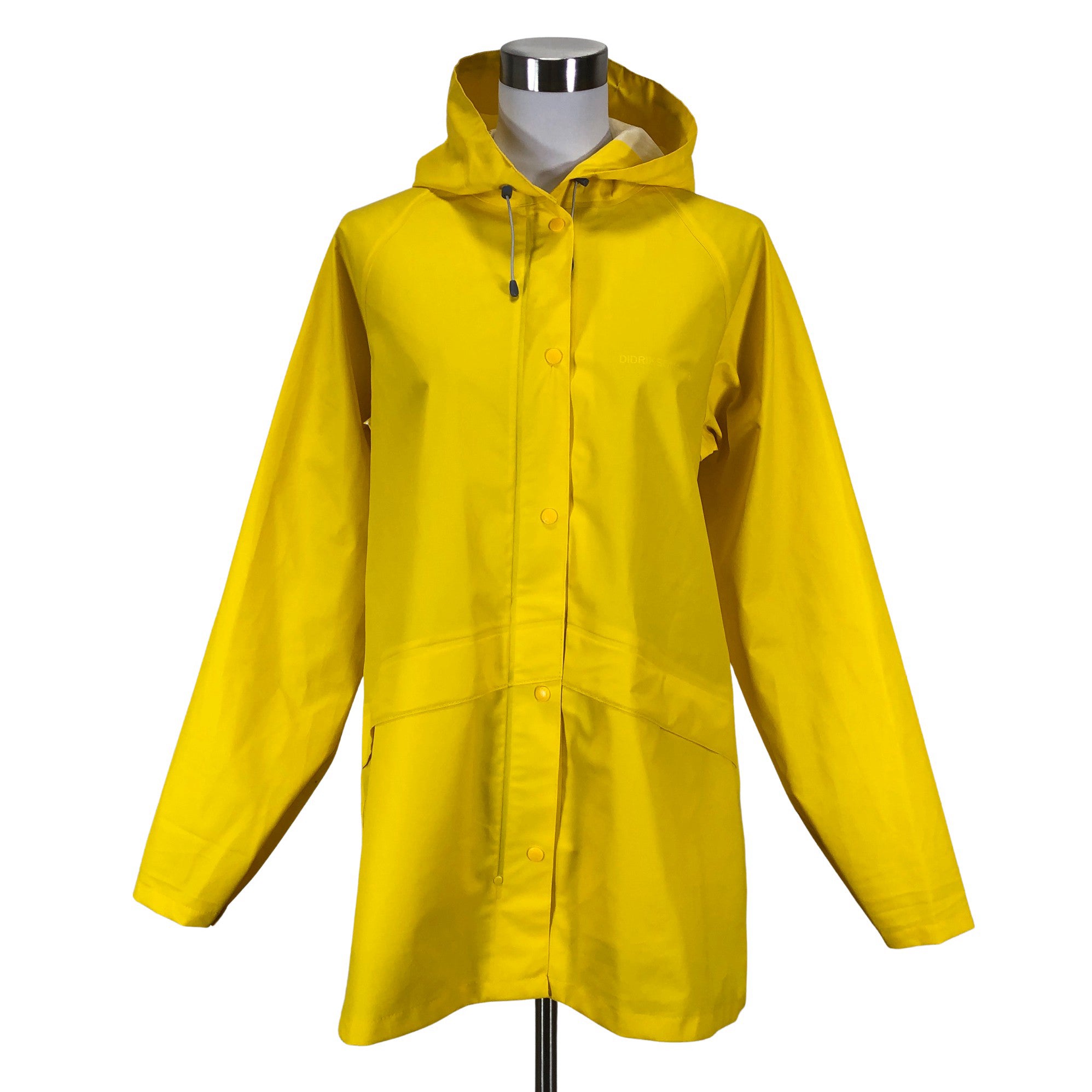 Women's Didriksons Rain jacket, size 40 (Yellow) | Emmy