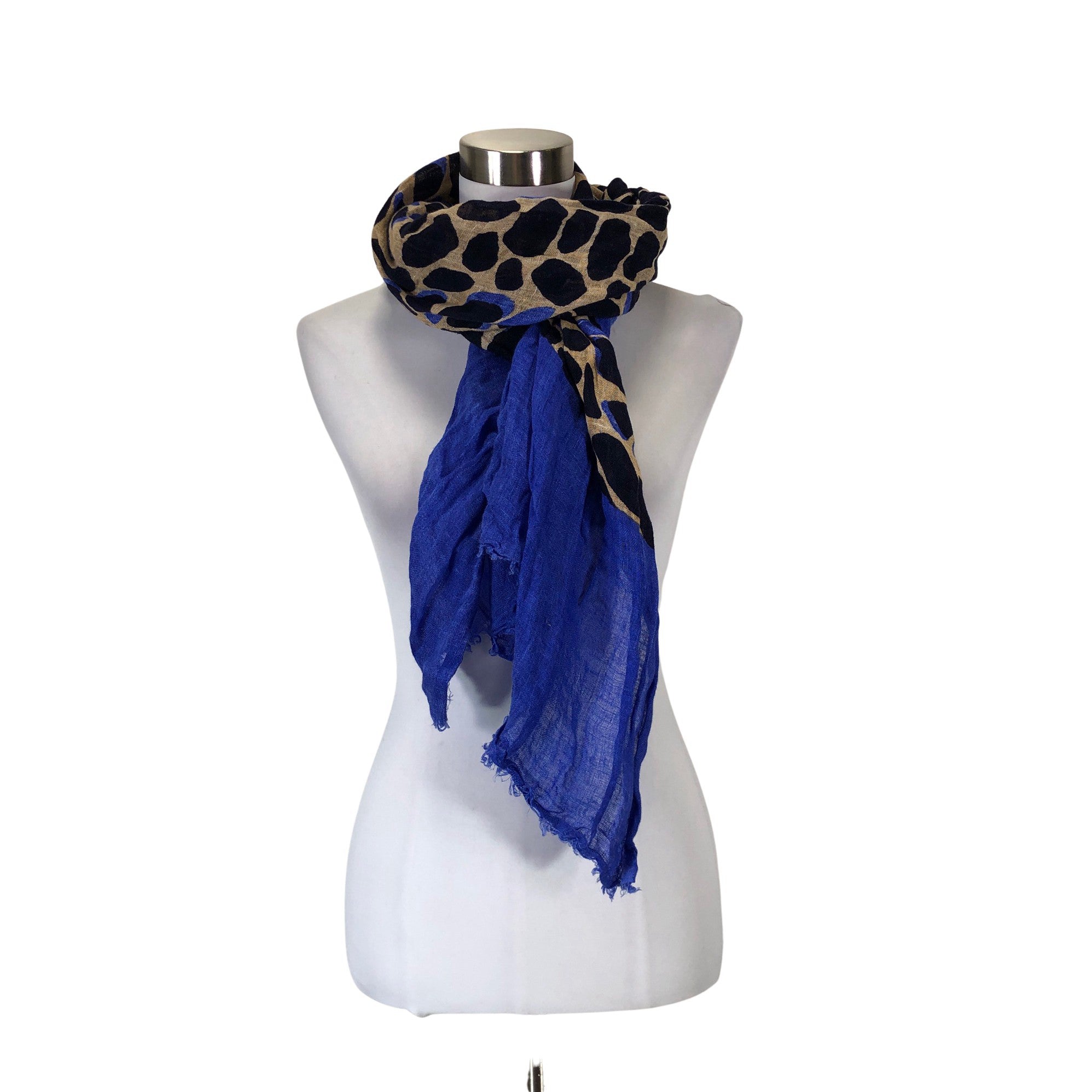 Women's Marimekko Scarf, size Maxi (Blue) | Emmy