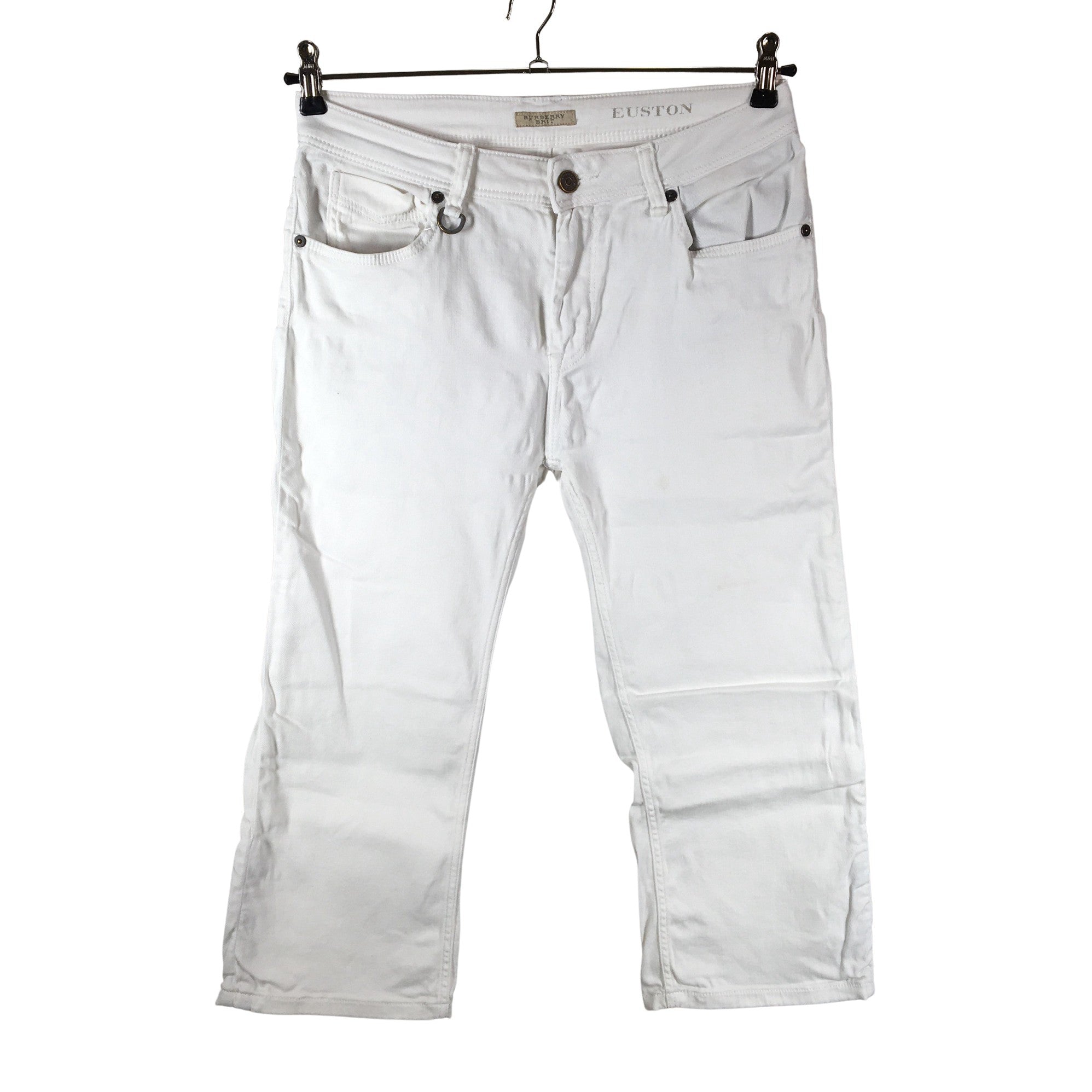 Women's Burberry Capri jeans, size 40 (White) | Emmy