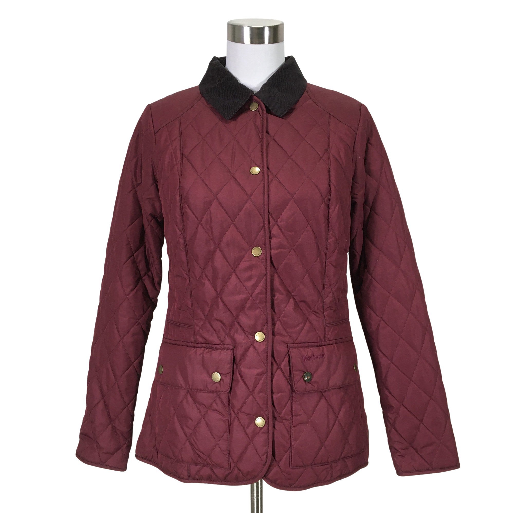 Women's Barbour Quilted jacket, size 36 (Burgundy) | Emmy