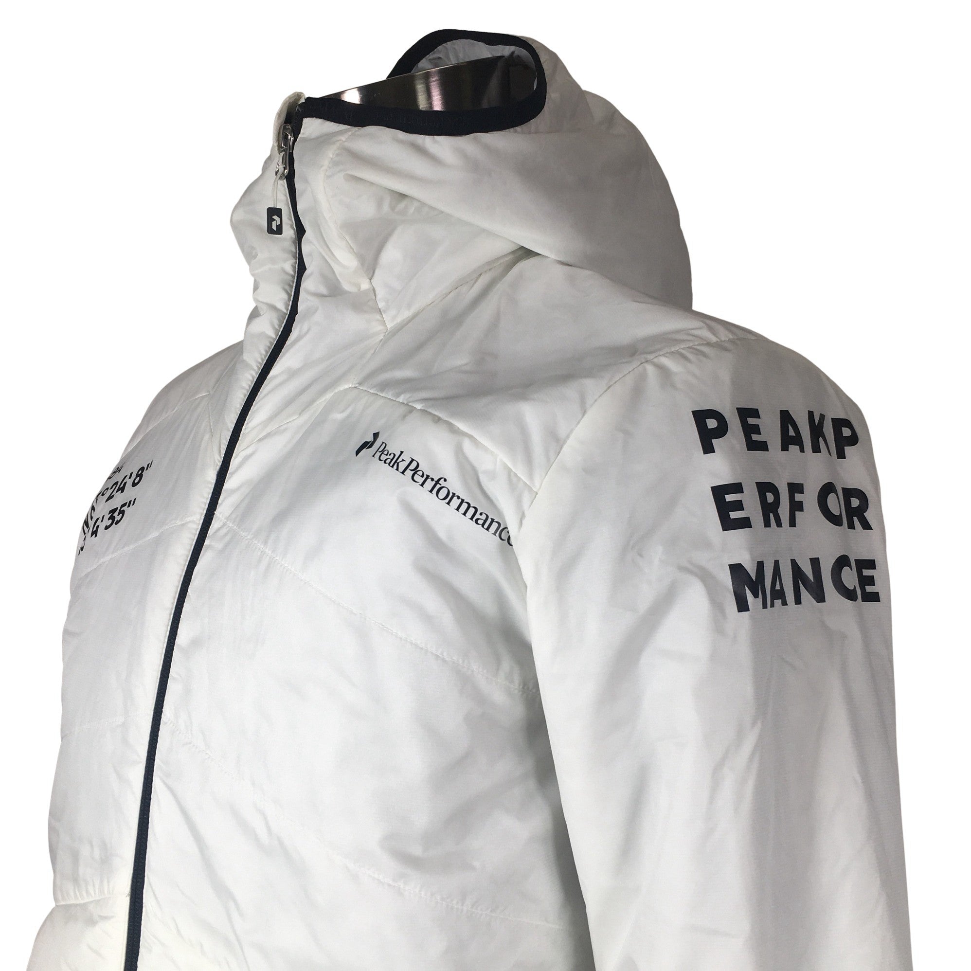 Men's Peak Performance Lightly padded jacket, size M (White) | Emmy