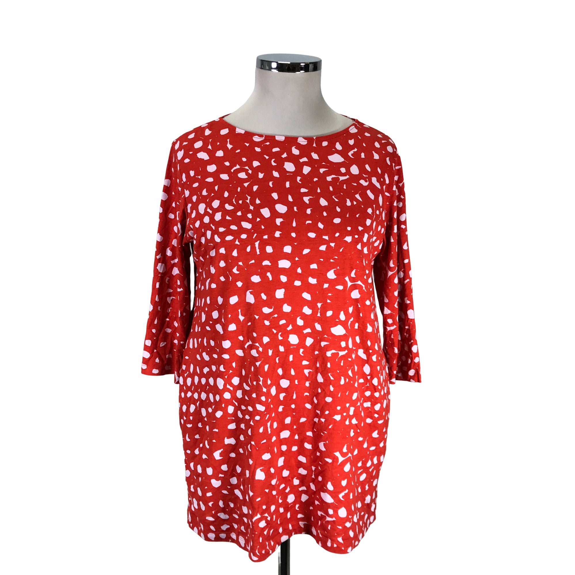 Women's Marimekko Tricot tunic, size 40 (Red) | Emmy