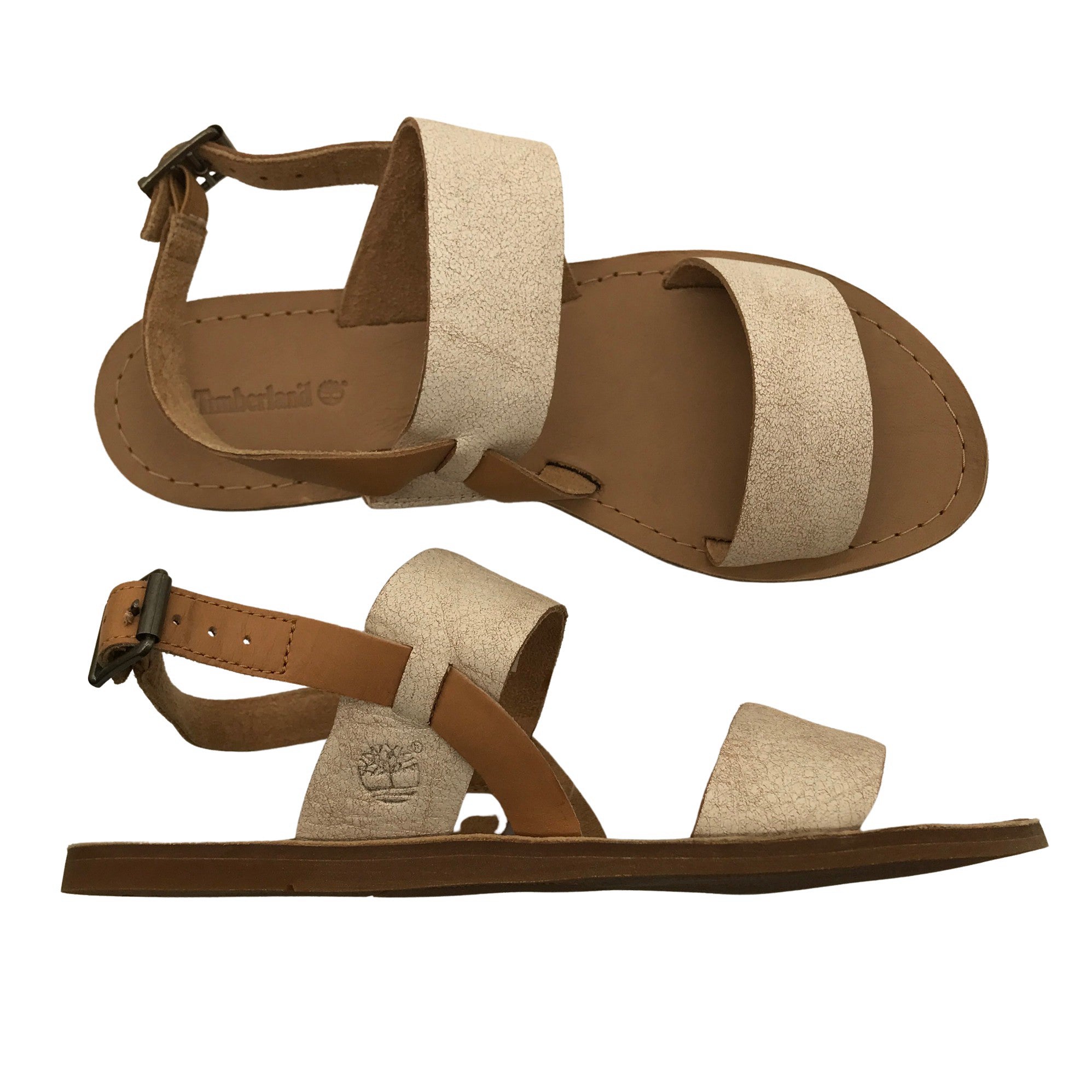 grano Florecer elevación Women's Timberland Sandals, size 38 (Beige) | Emmy