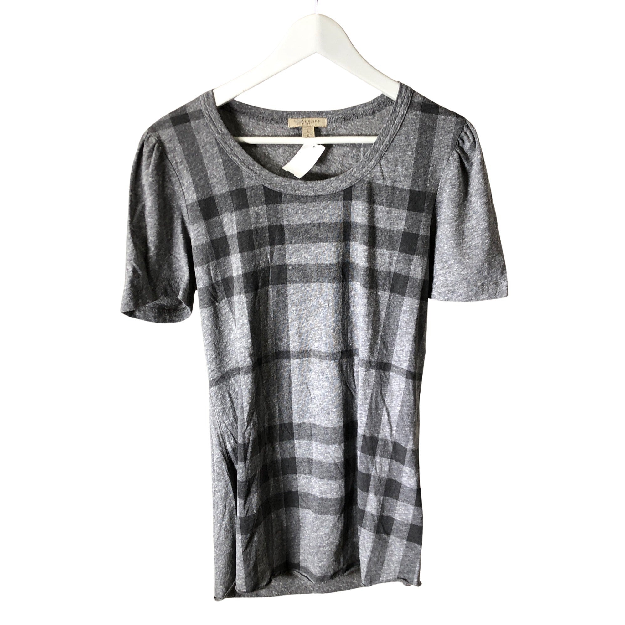 Women'S Burberry T-Shirt, Size 40 (Grey) | Emmy
