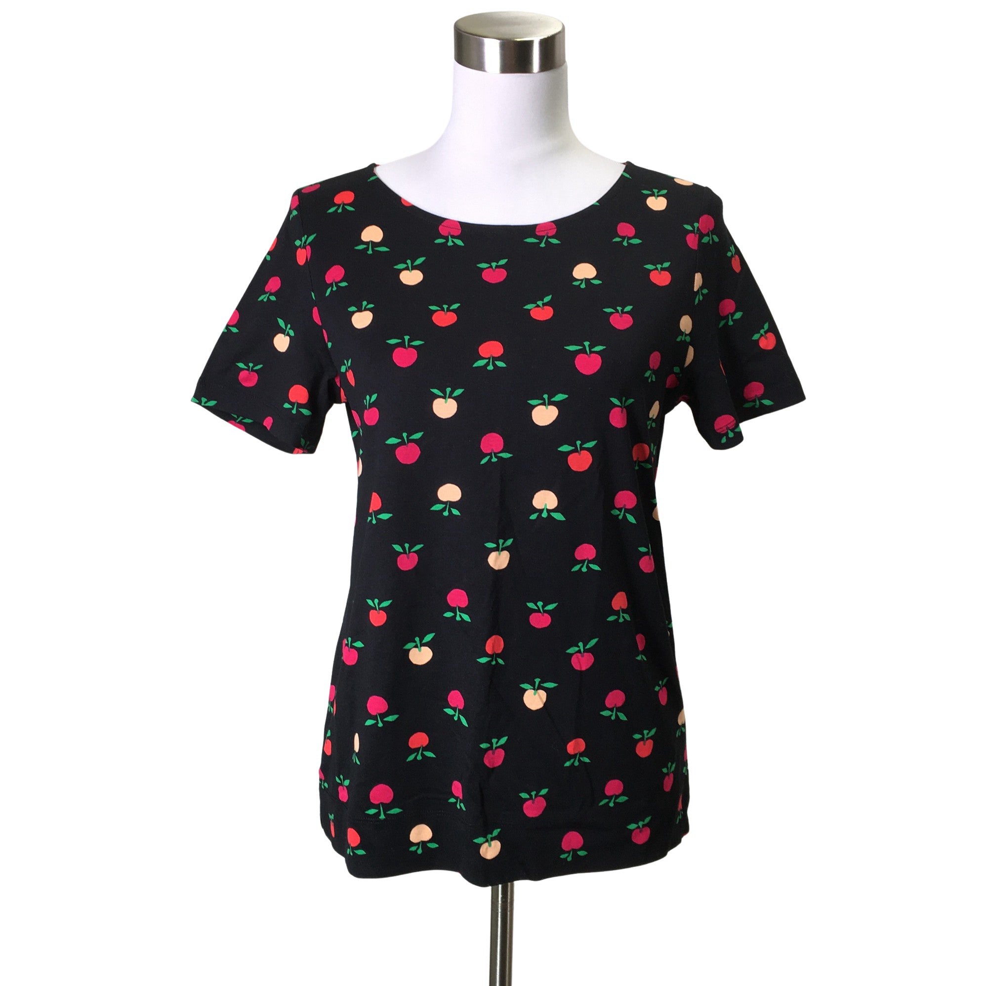 Women's Marimekko T-shirt, size 36 (Black) | Emmy