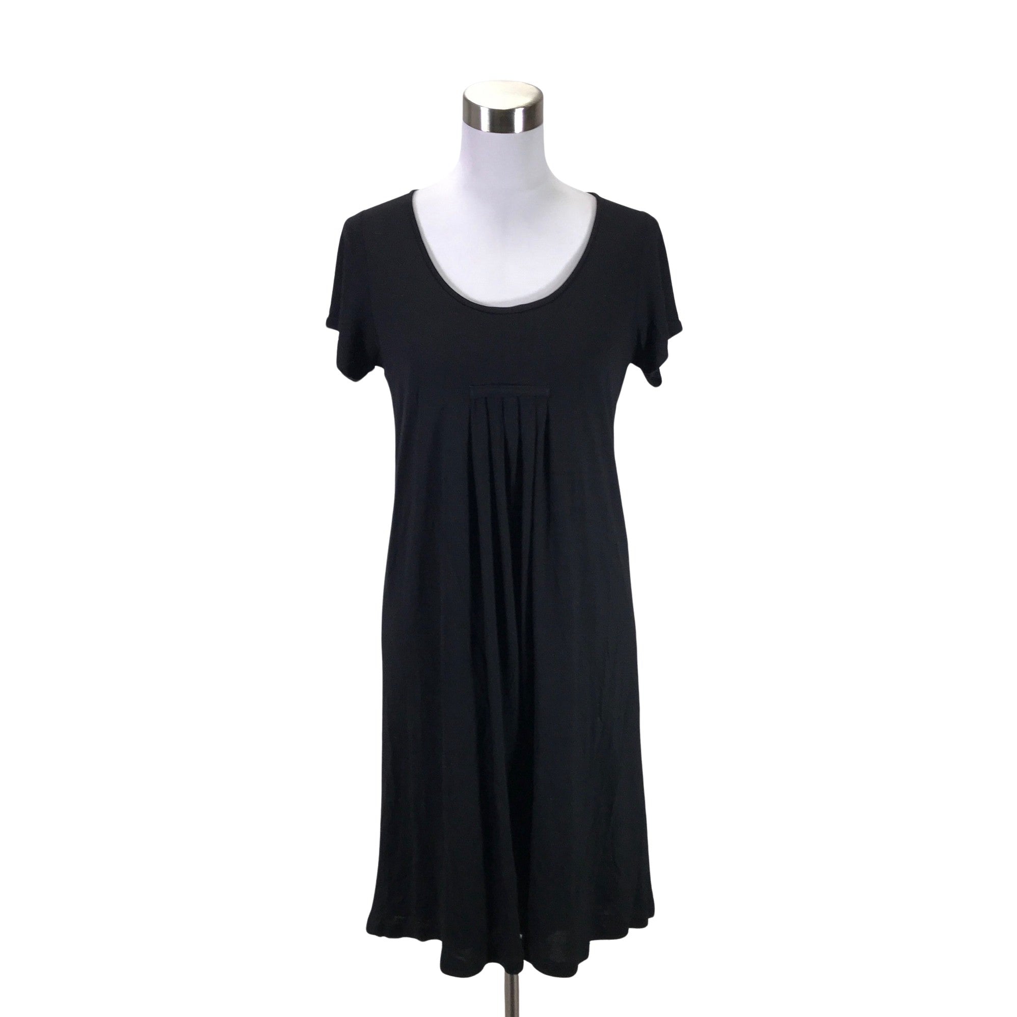 Women's Turnover Tricot dress, size 38 (Black) | Emmy