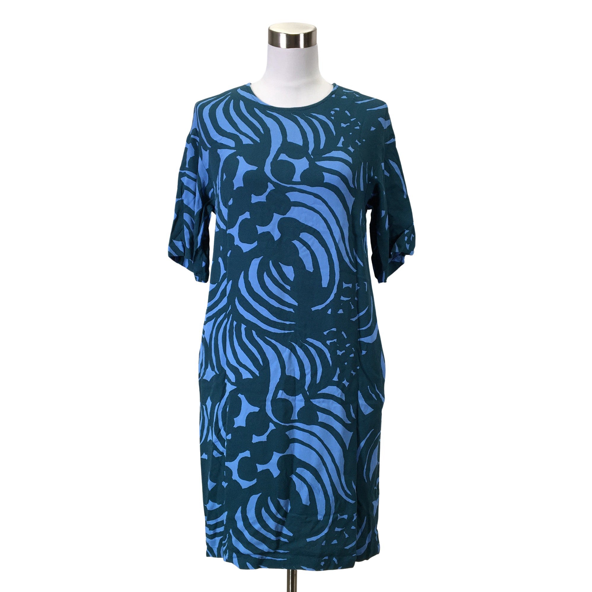 Women's Marimekko Schiffon dress, size 36 (Blue) | Emmy