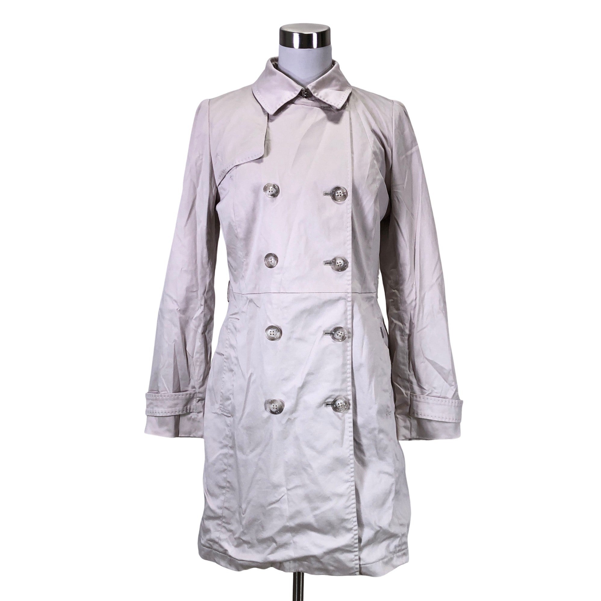 Women's Cinzia Rocca Trench coat, size 40 (Beige) | Emmy