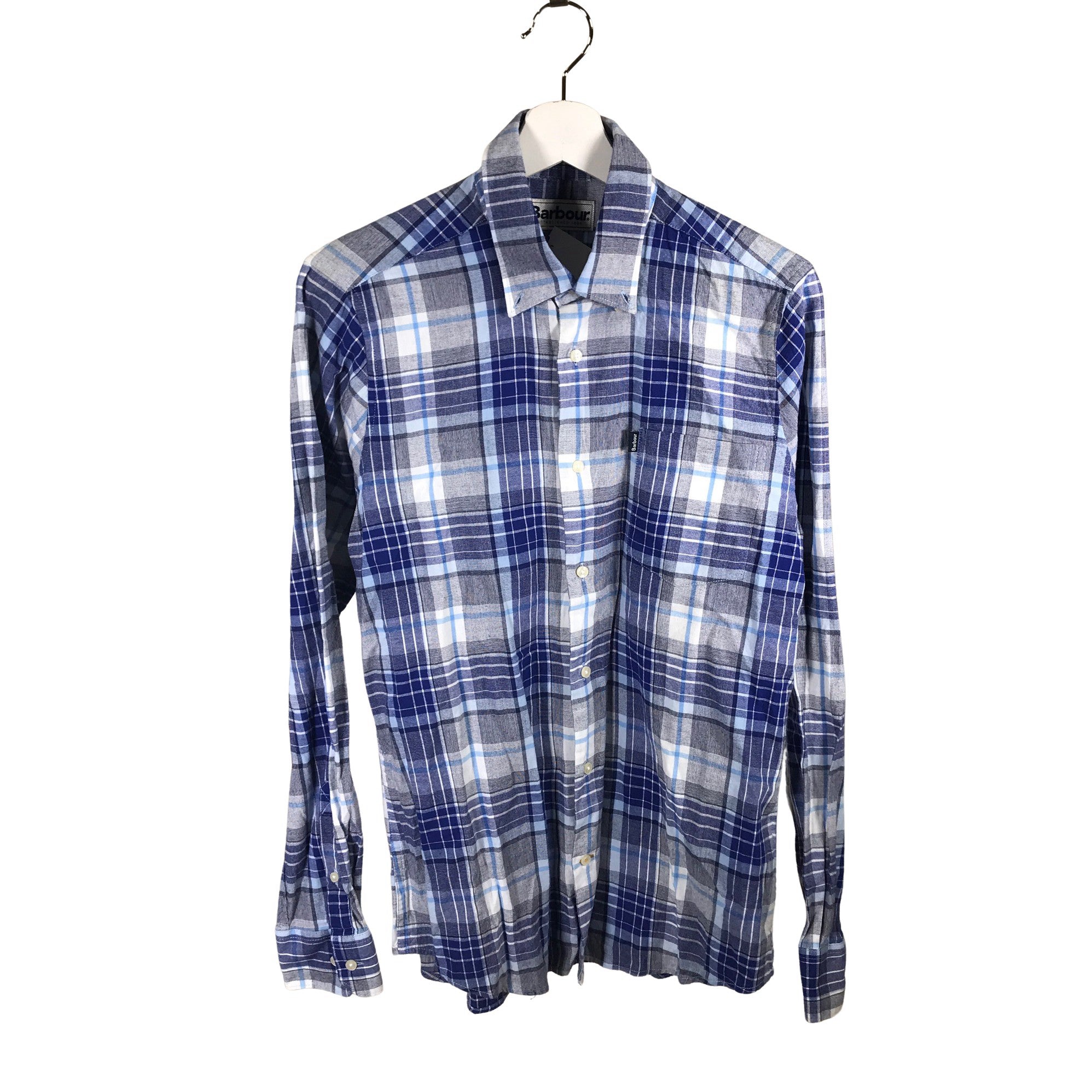 Men's Barbour Flannel shirt, size S (Blue) | Emmy