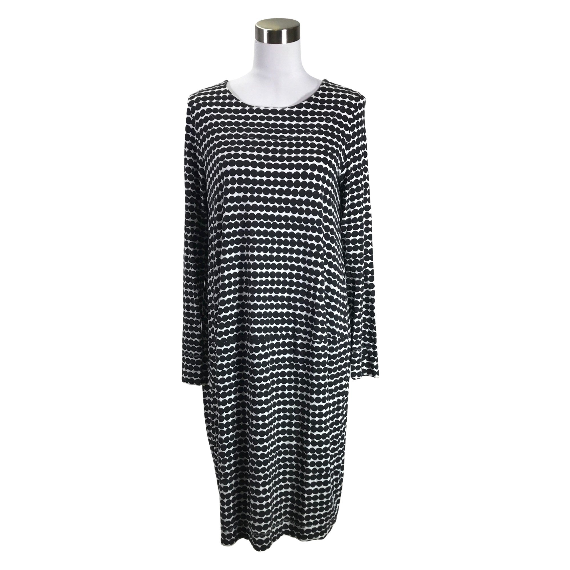 Women's Marimekko Tricot dress, size 40 (White) | Emmy
