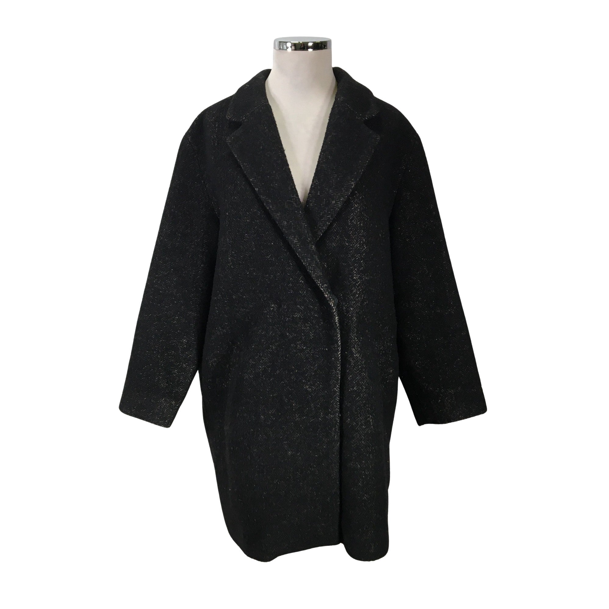 Women's Levi's Wool coat, size 42 (Black) | Emmy